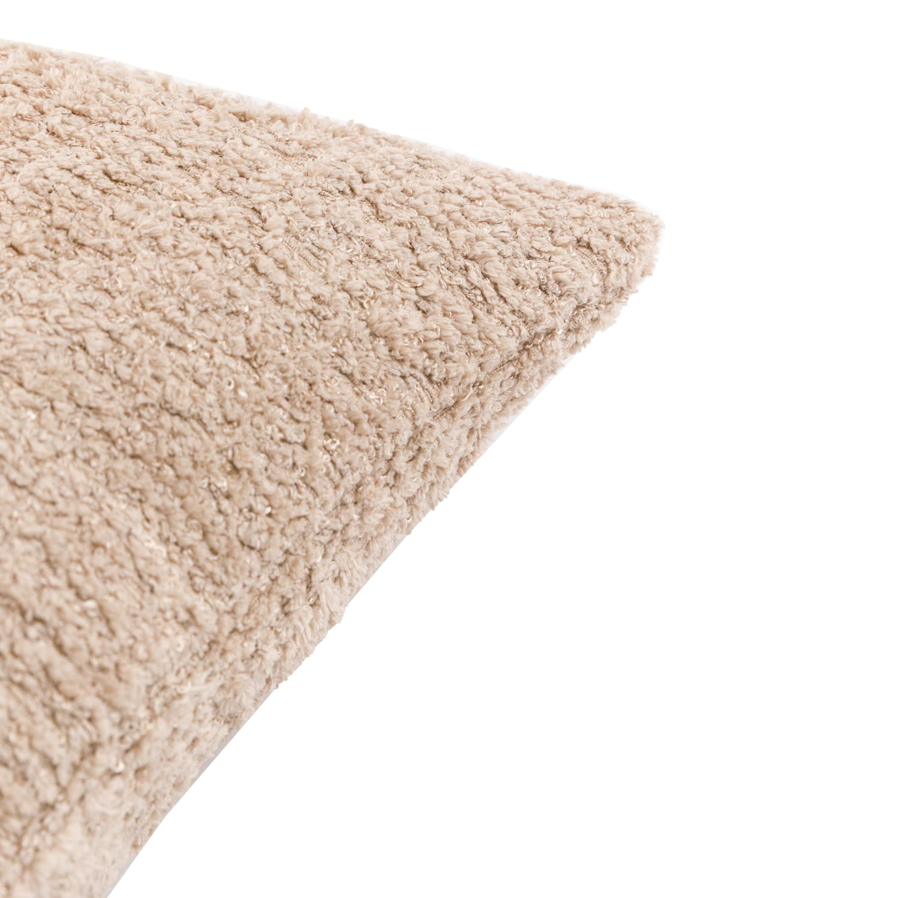 Kaia Chenille Cushion Taupe - Image 8