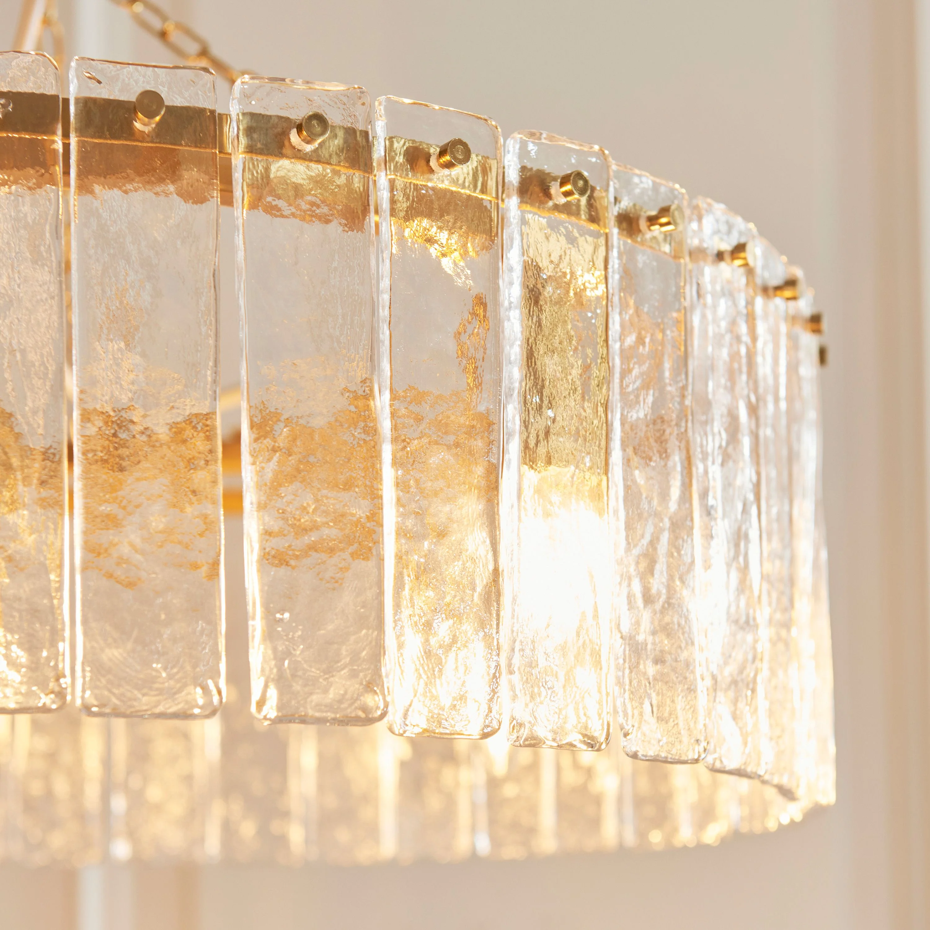 Karine 5 Pendant Light Brushed Aged Brass - Image 3