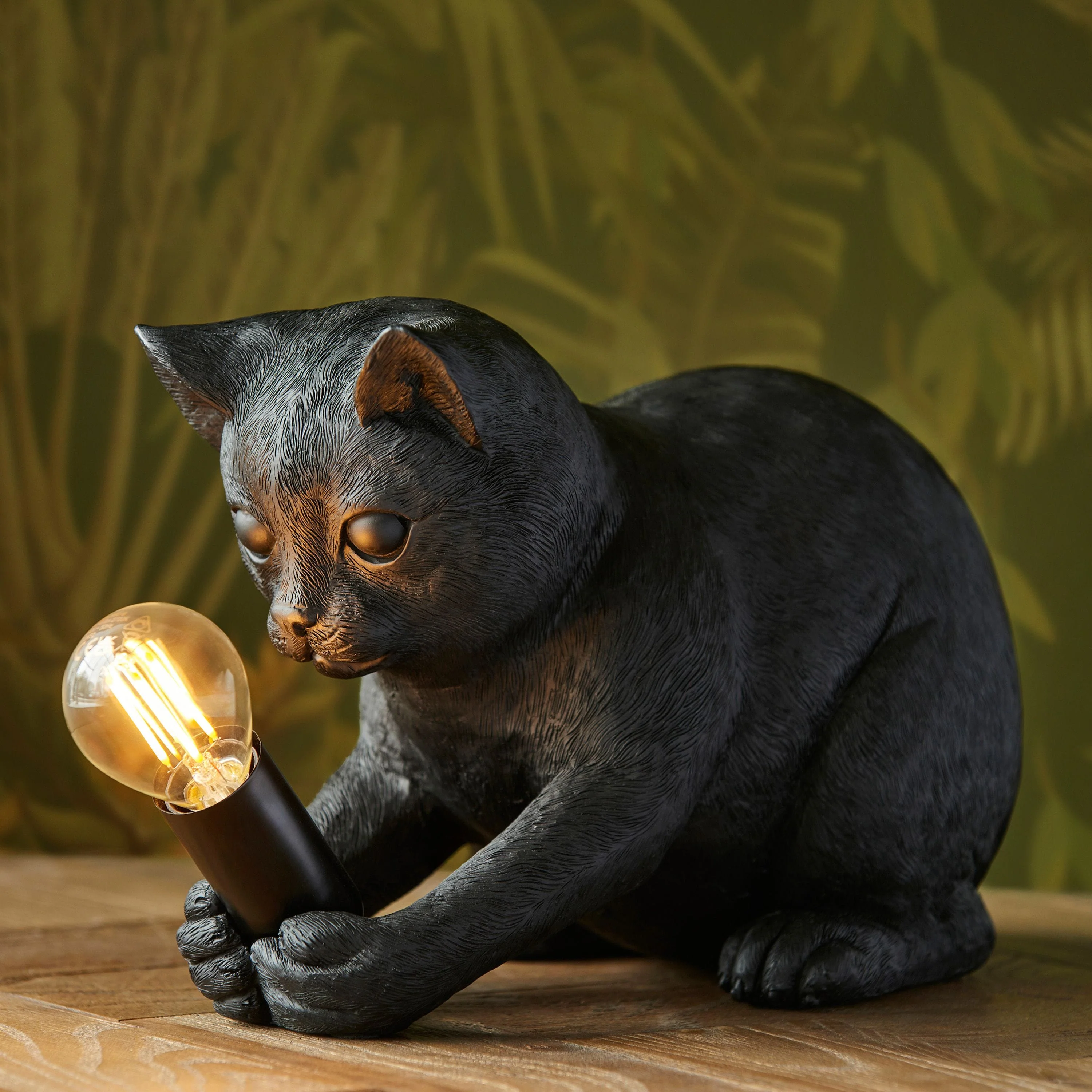 Kitten Table Lamp Black - Image 4