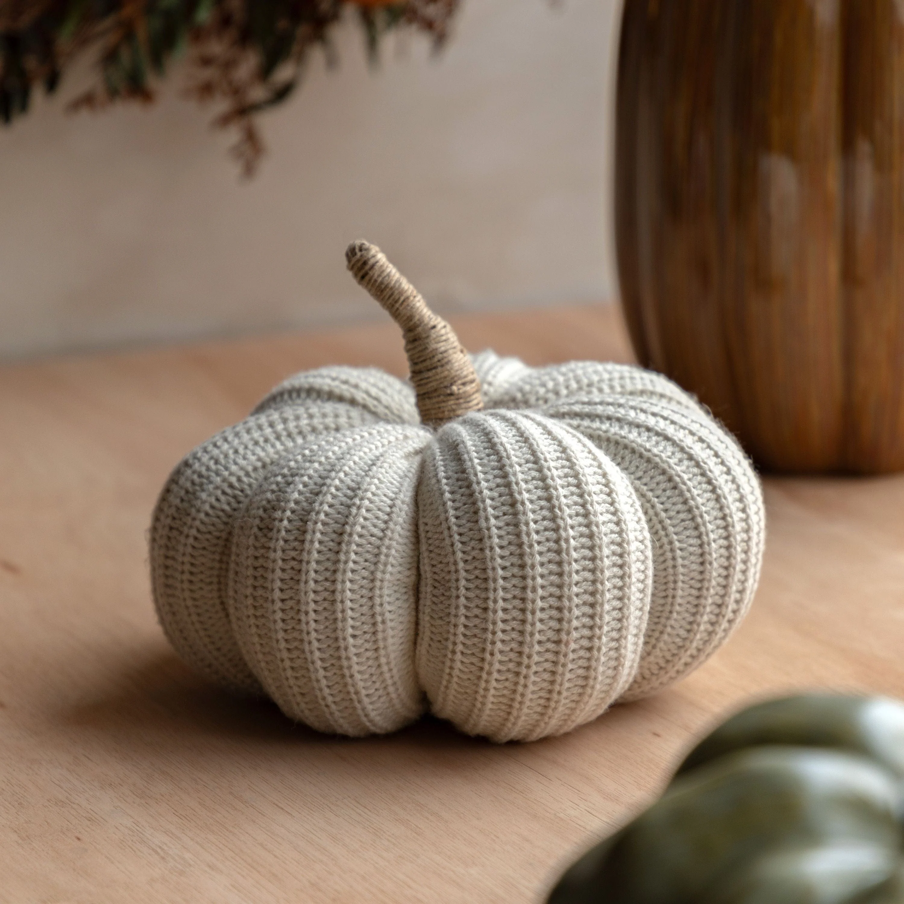 Knitted Pumpkin Cream