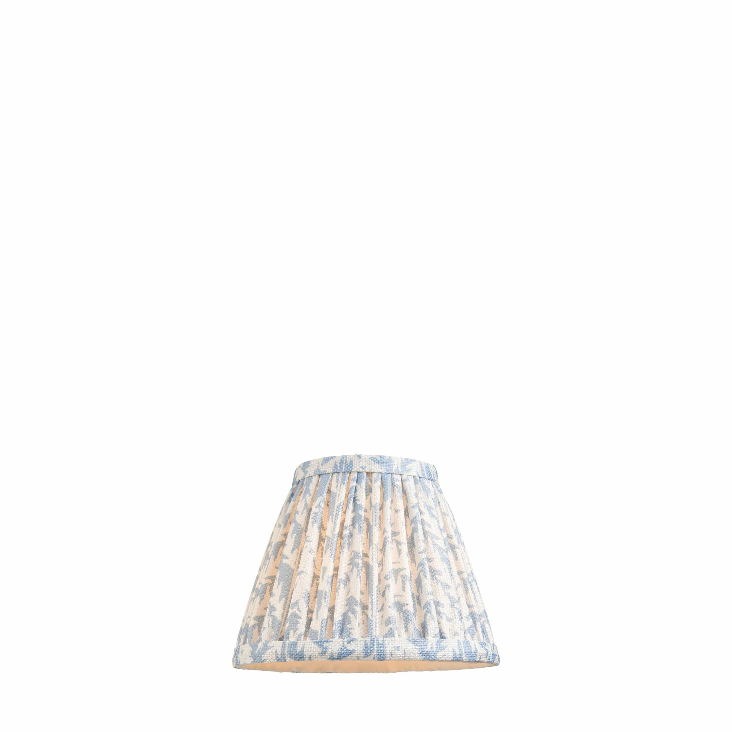 Leaf Shade Shell Bay Blue Fabric 16cm - Image 2