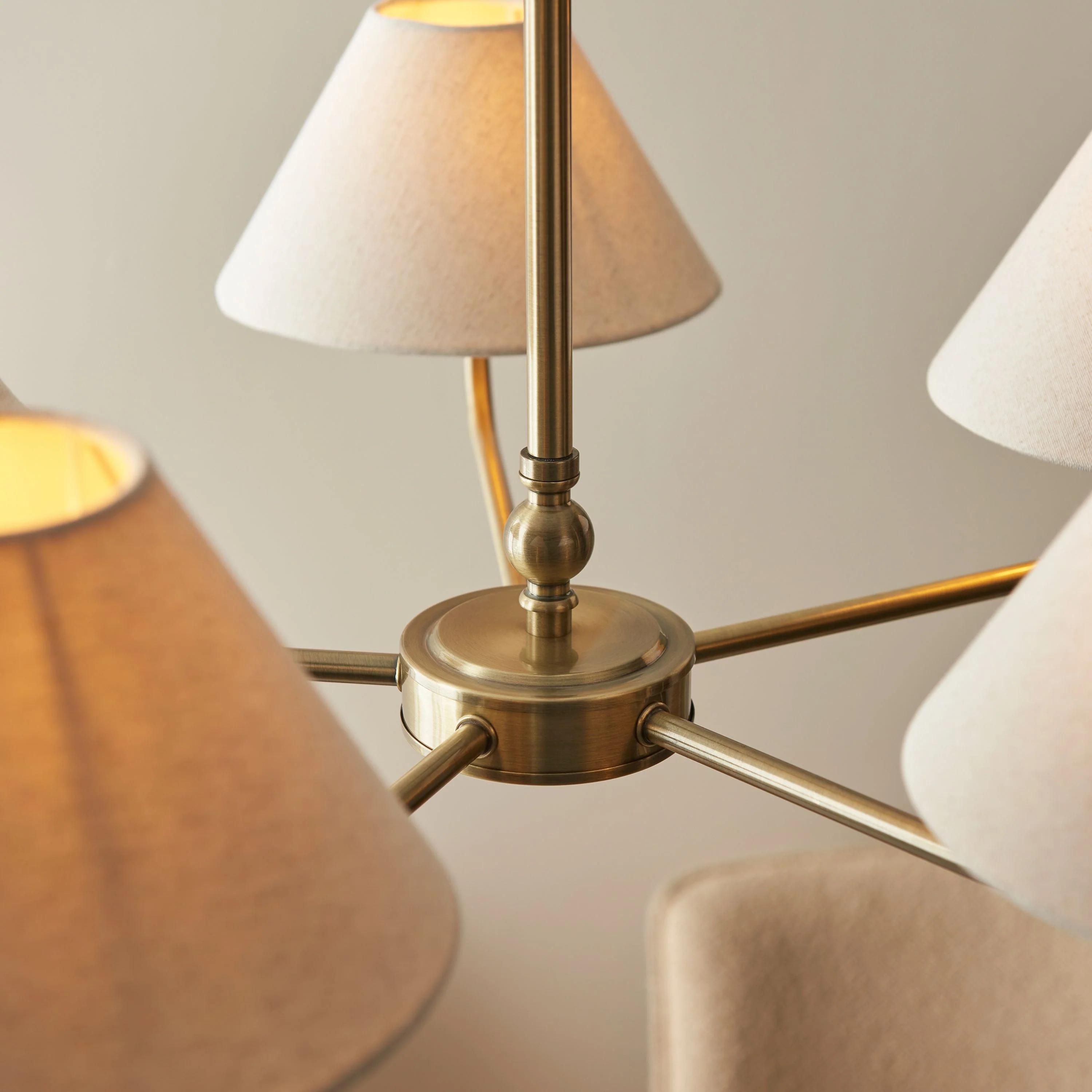 Lille 5 Pendant Light Antique Brass - Image 3