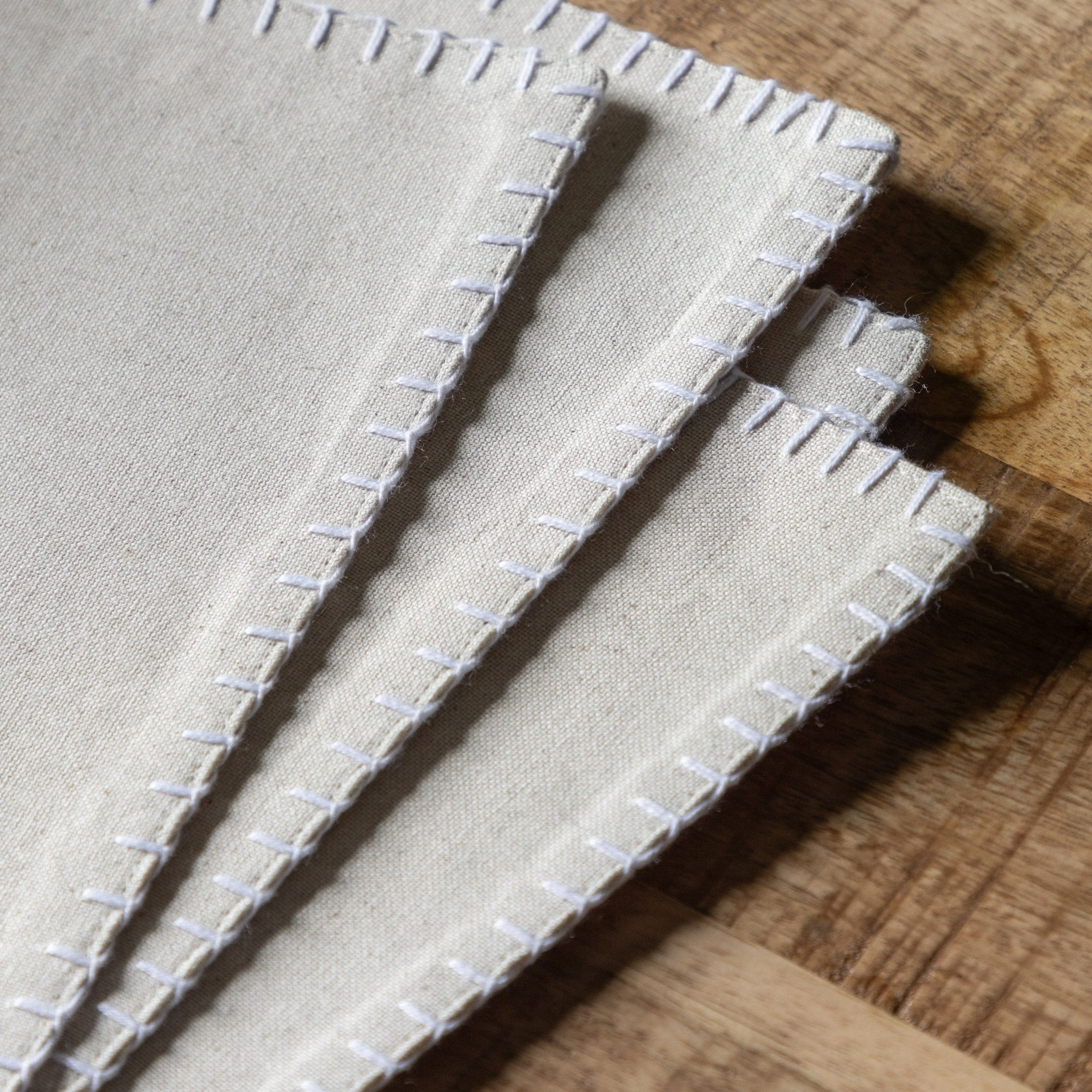 Linen Effect Placemat 4pk - Image 3