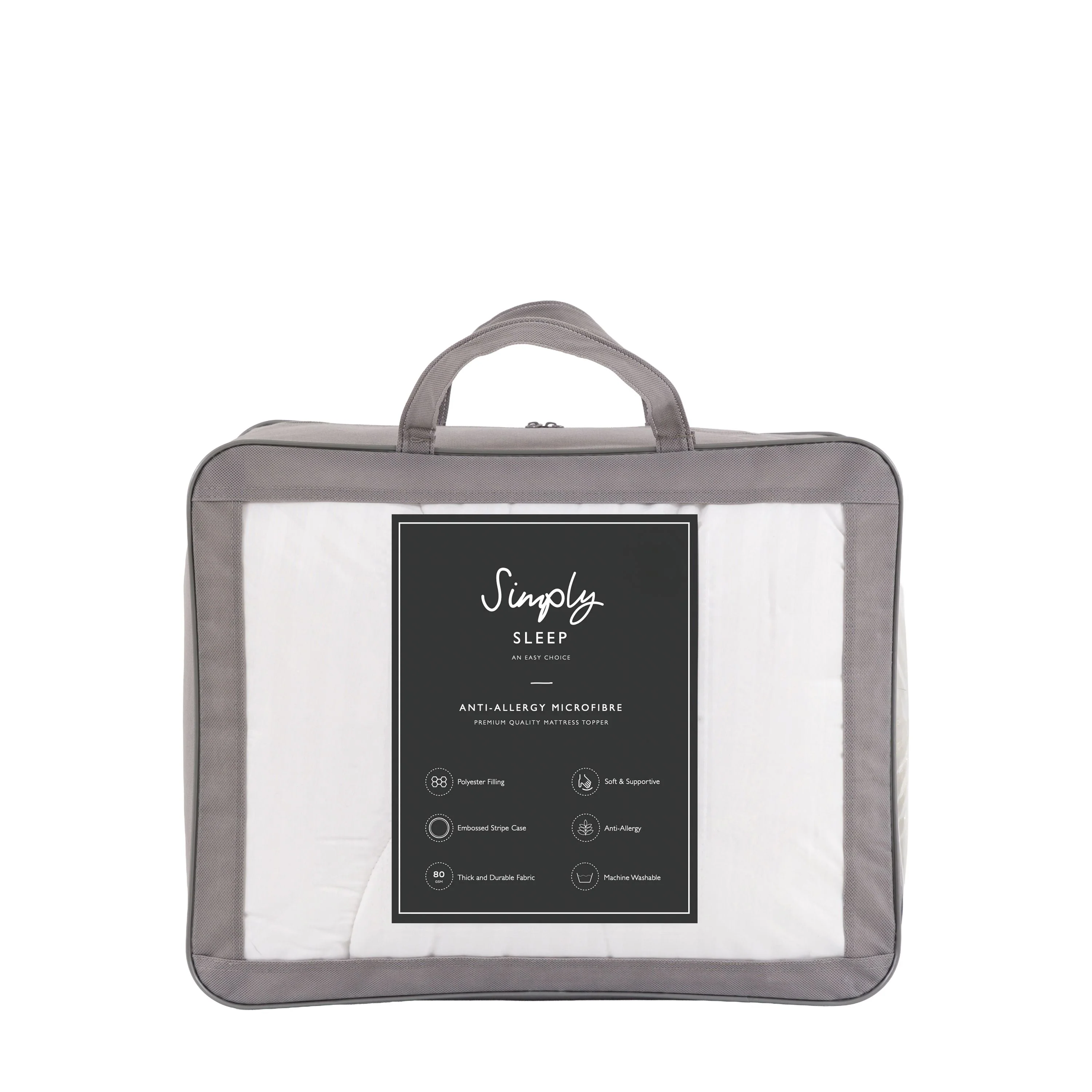 Simply Sleep Anti Allergy Mattress Topper Double - Image 5