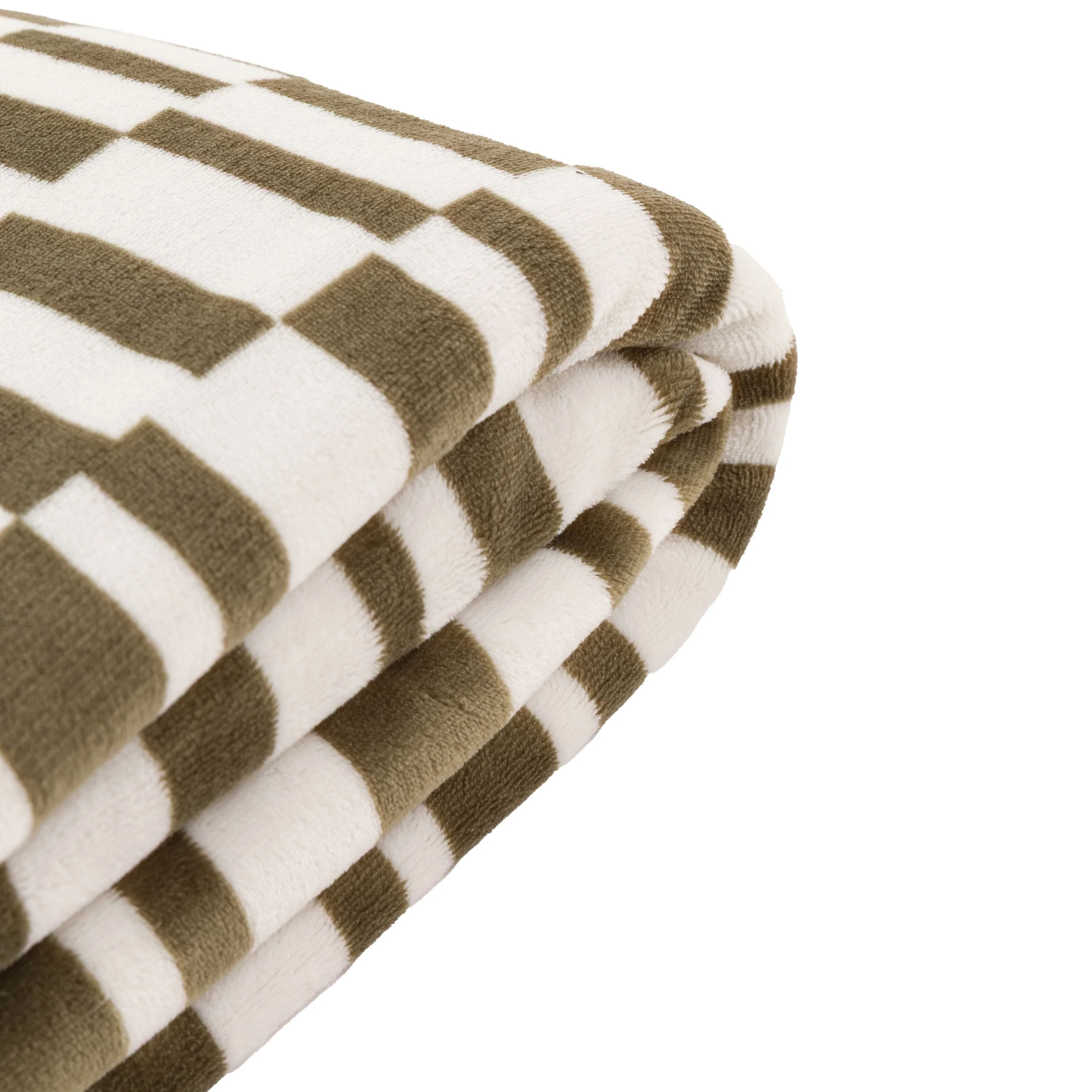 Lohko Sherpa Throw Olive - Image 7