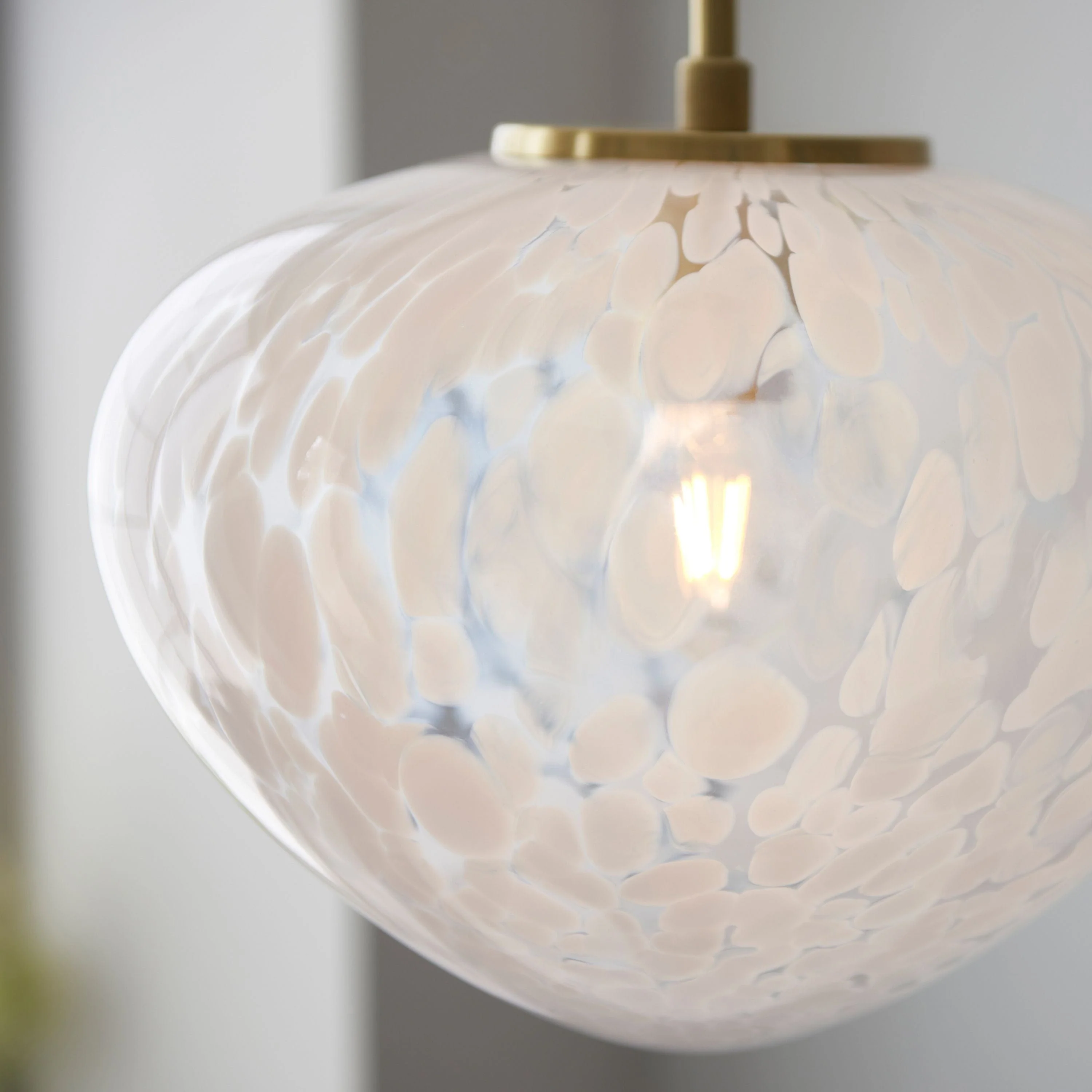 Bali 1 Pendant Light Satin Brass - Image 3