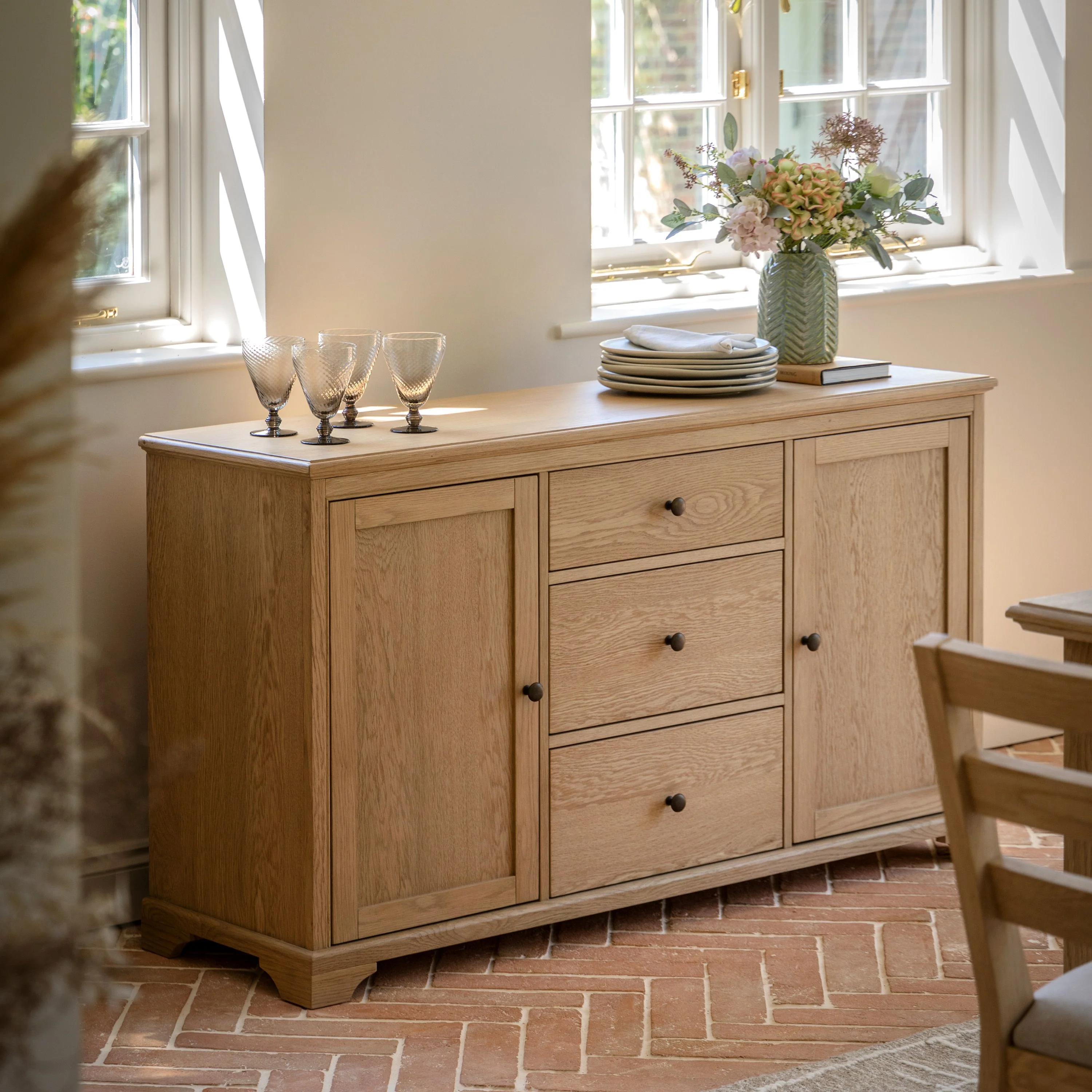 Malvern 2 Door 3 Drawer Sideboard