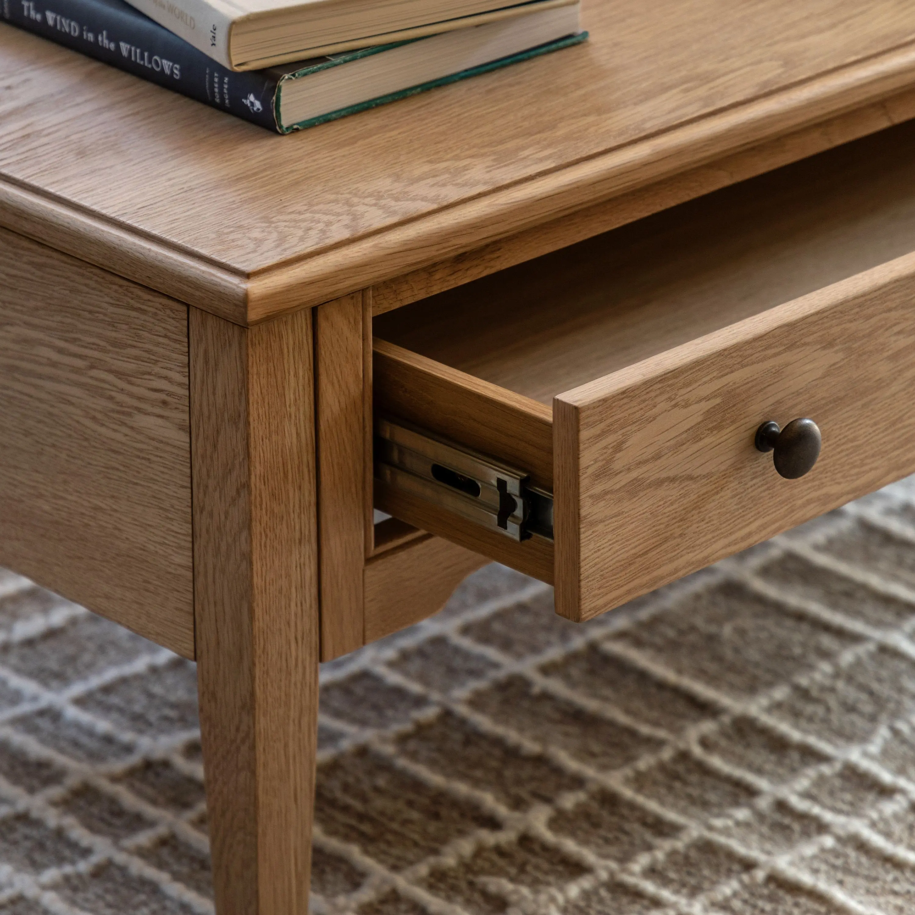 Malvern 1 Drawer Coffee Table - Image 2