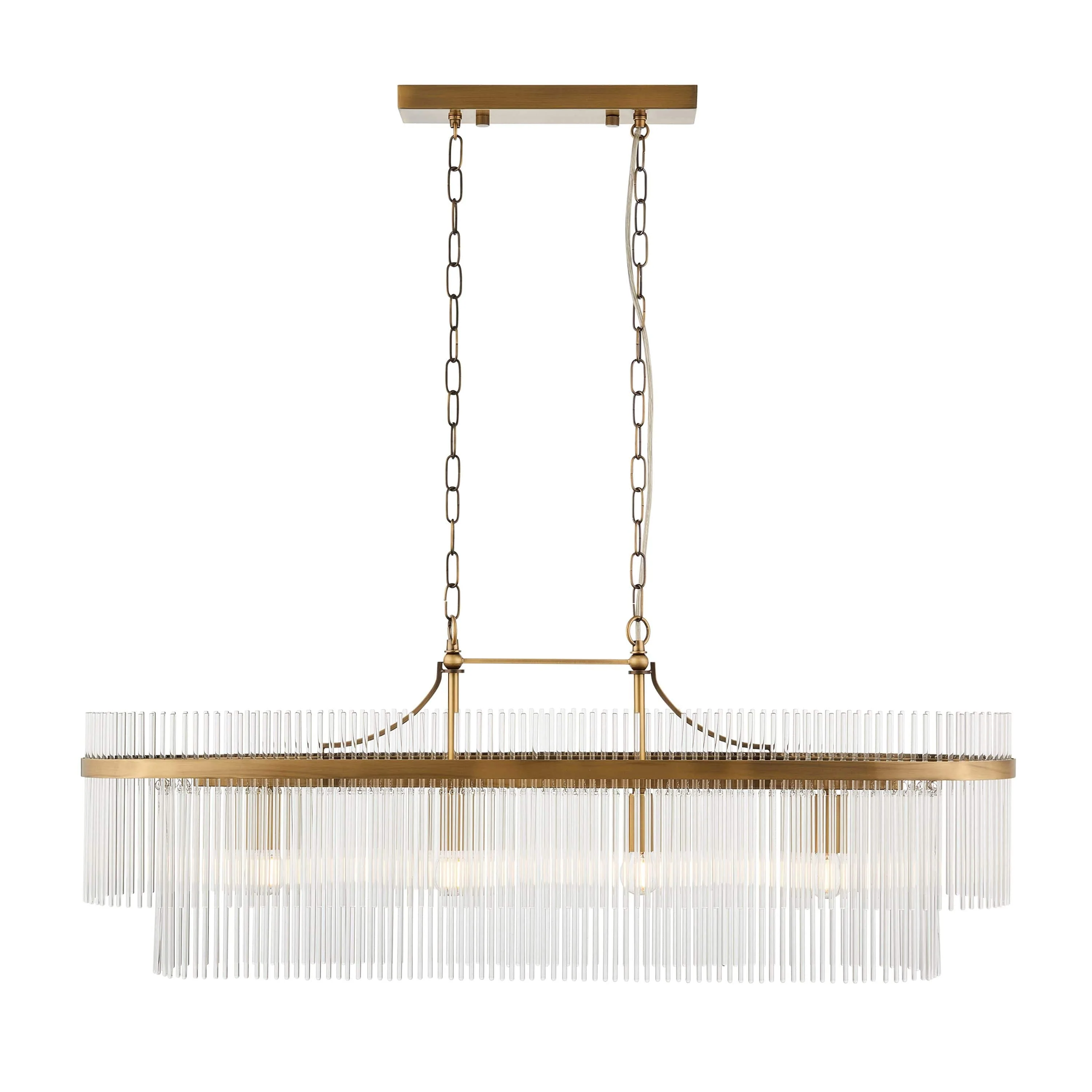 Mariette 4 Pendant Light Antique Brass - Image 2
