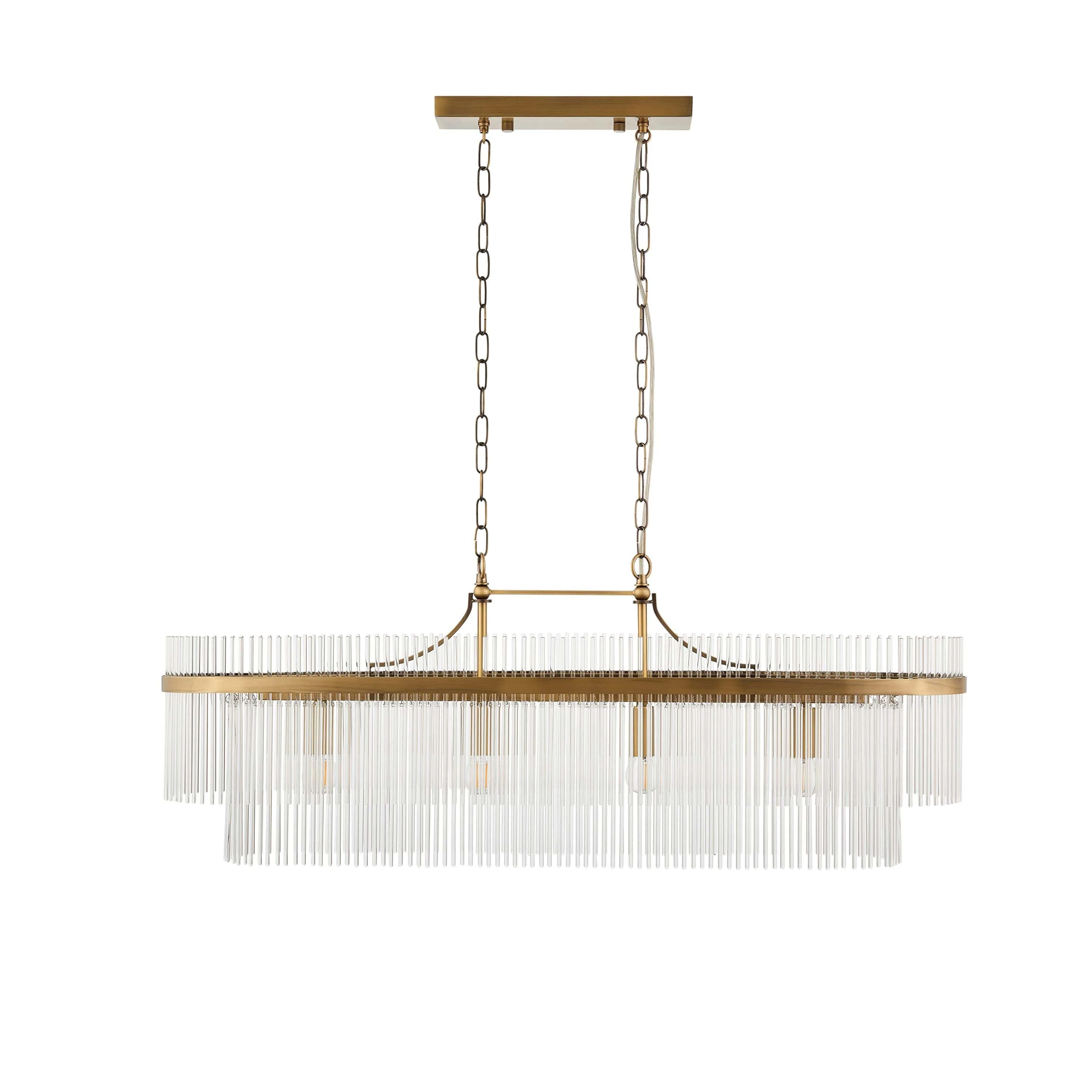 Mariette 4 Pendant Light Antique Brass - Image 9