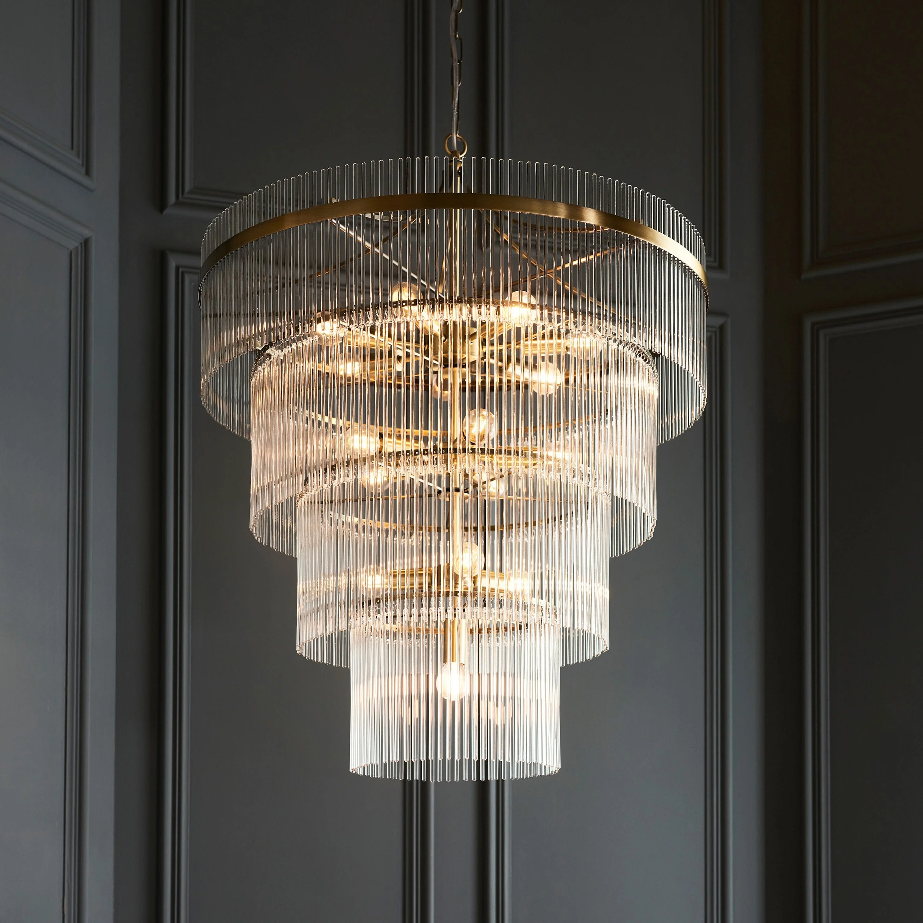 Mariette 16 Pendant Light Antique Brass