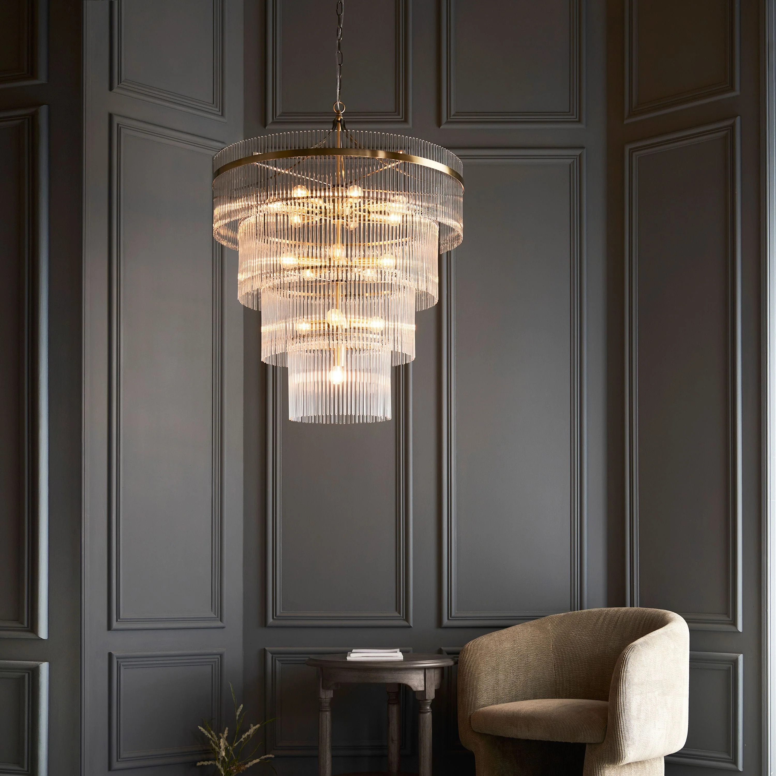 Mariette 16 Pendant Light Antique Brass - Image 3