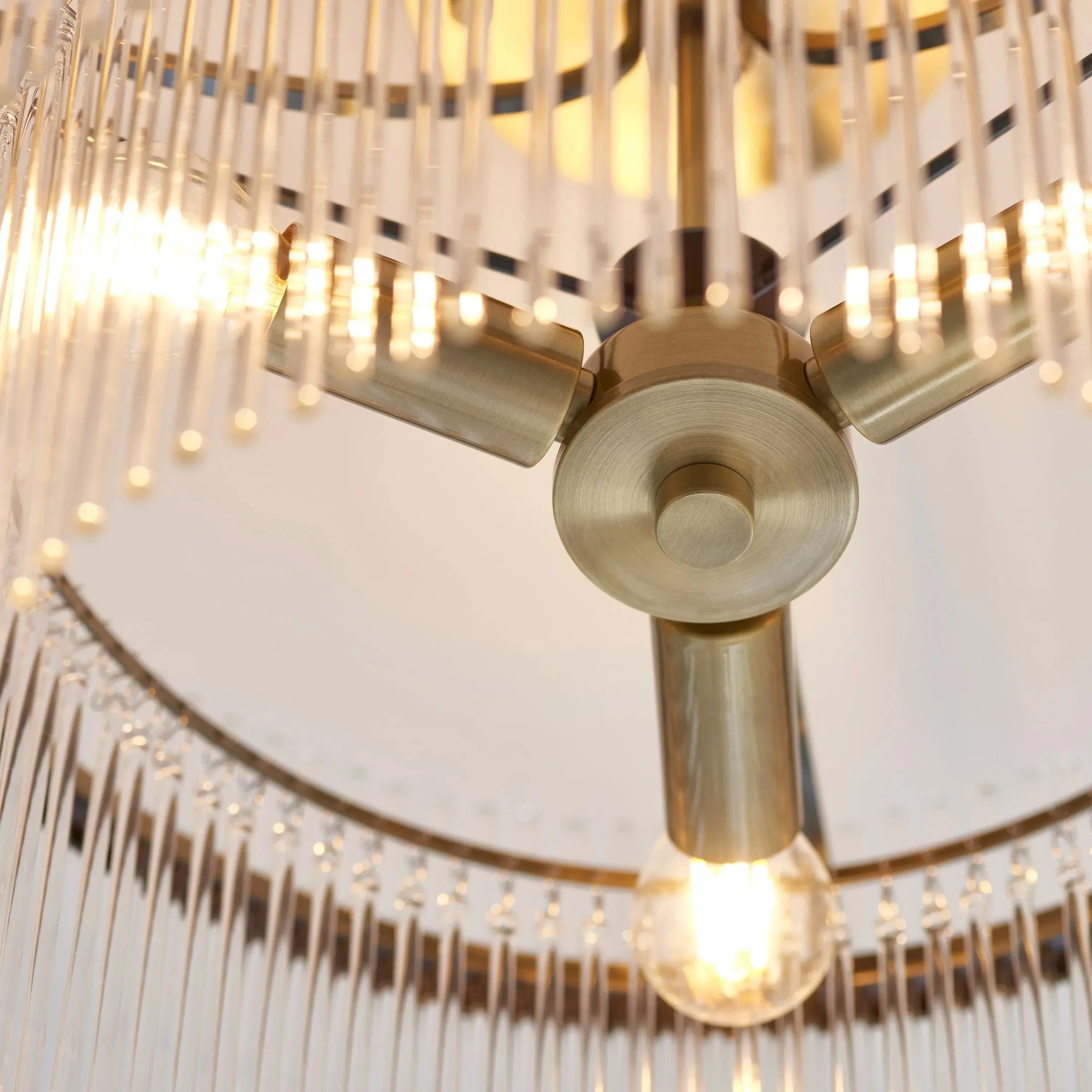 Mariette 3 Ceiling Light Antique Brass - Image 4