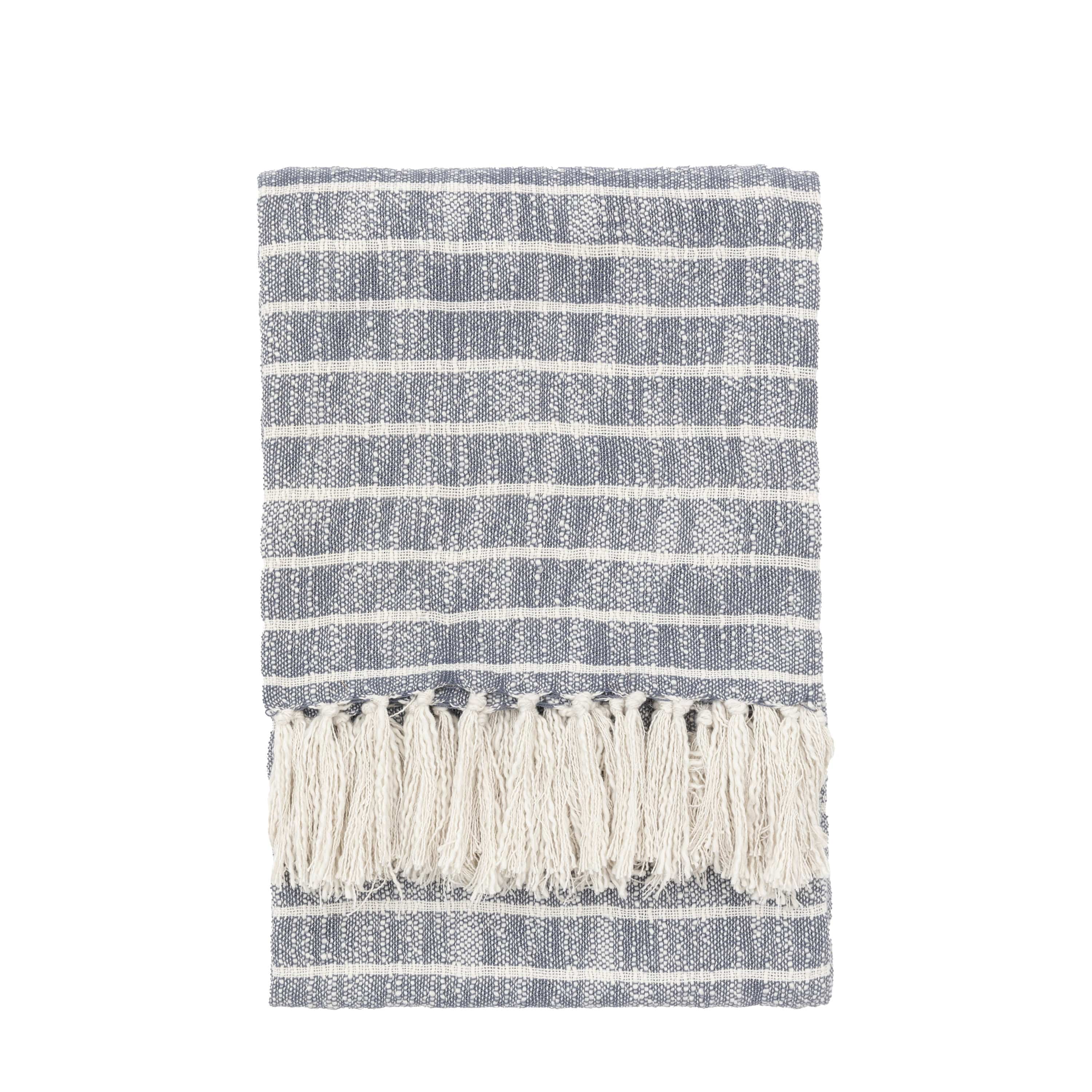 Melford Stripe Throw Ink - Image 2