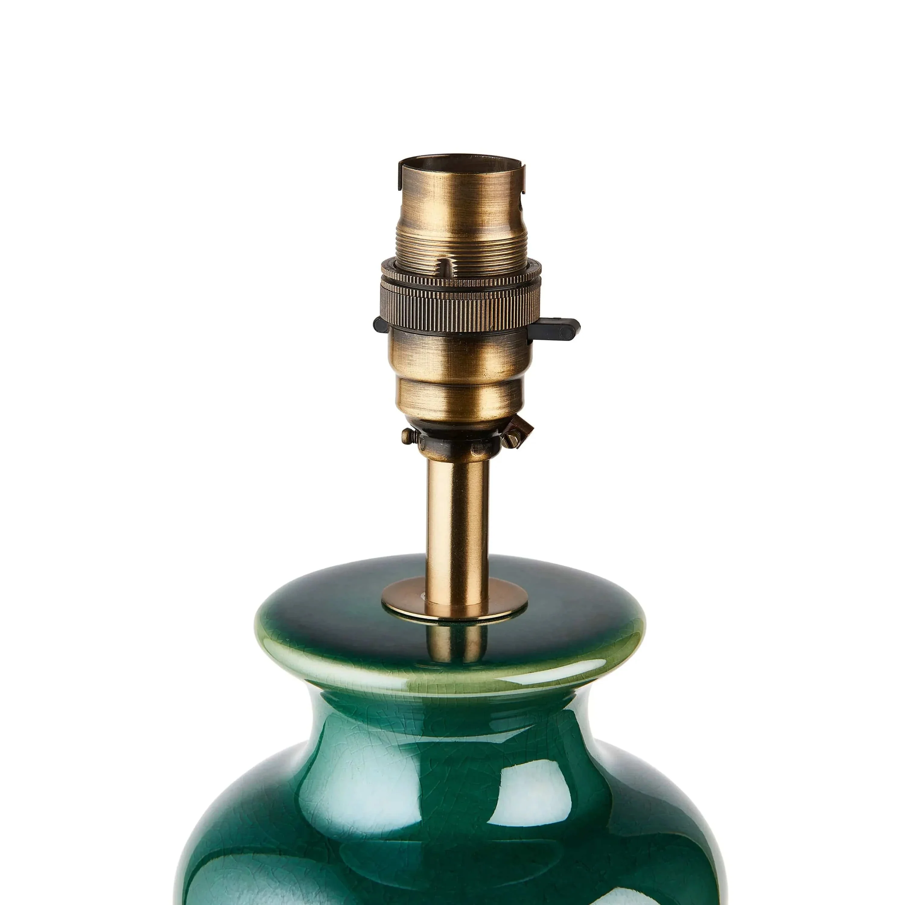 Monrow Table Lamp Gloss Green Reactive Glaze - Image 5
