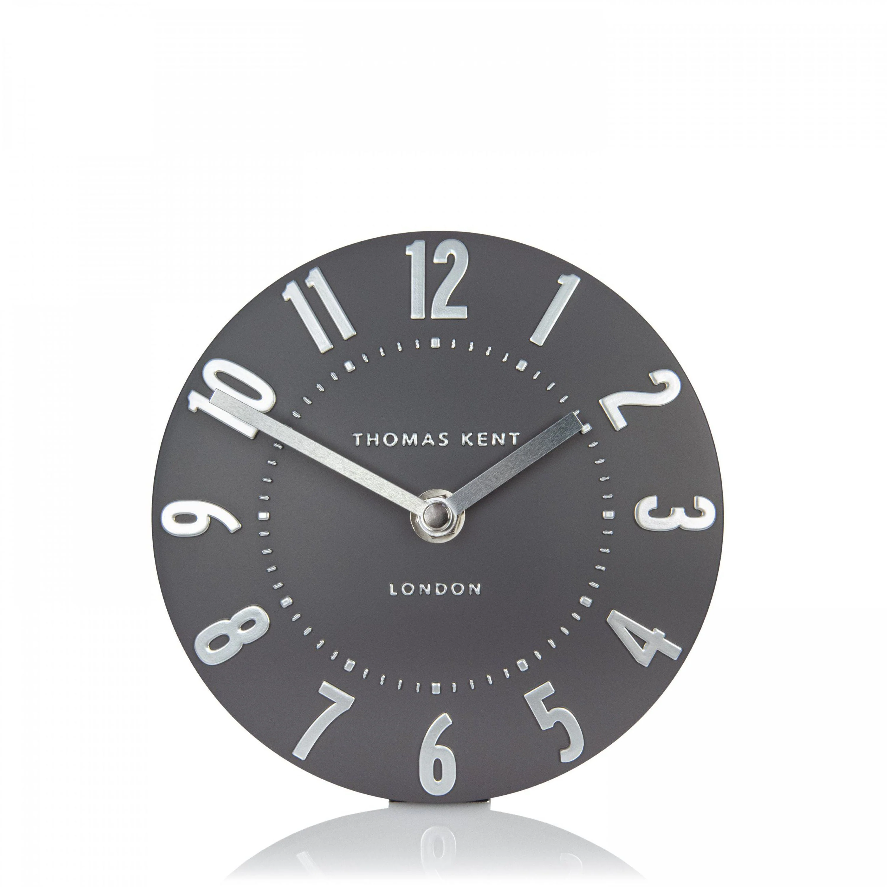 Mulberry Mantel Clock Graphite Silver - Image 2