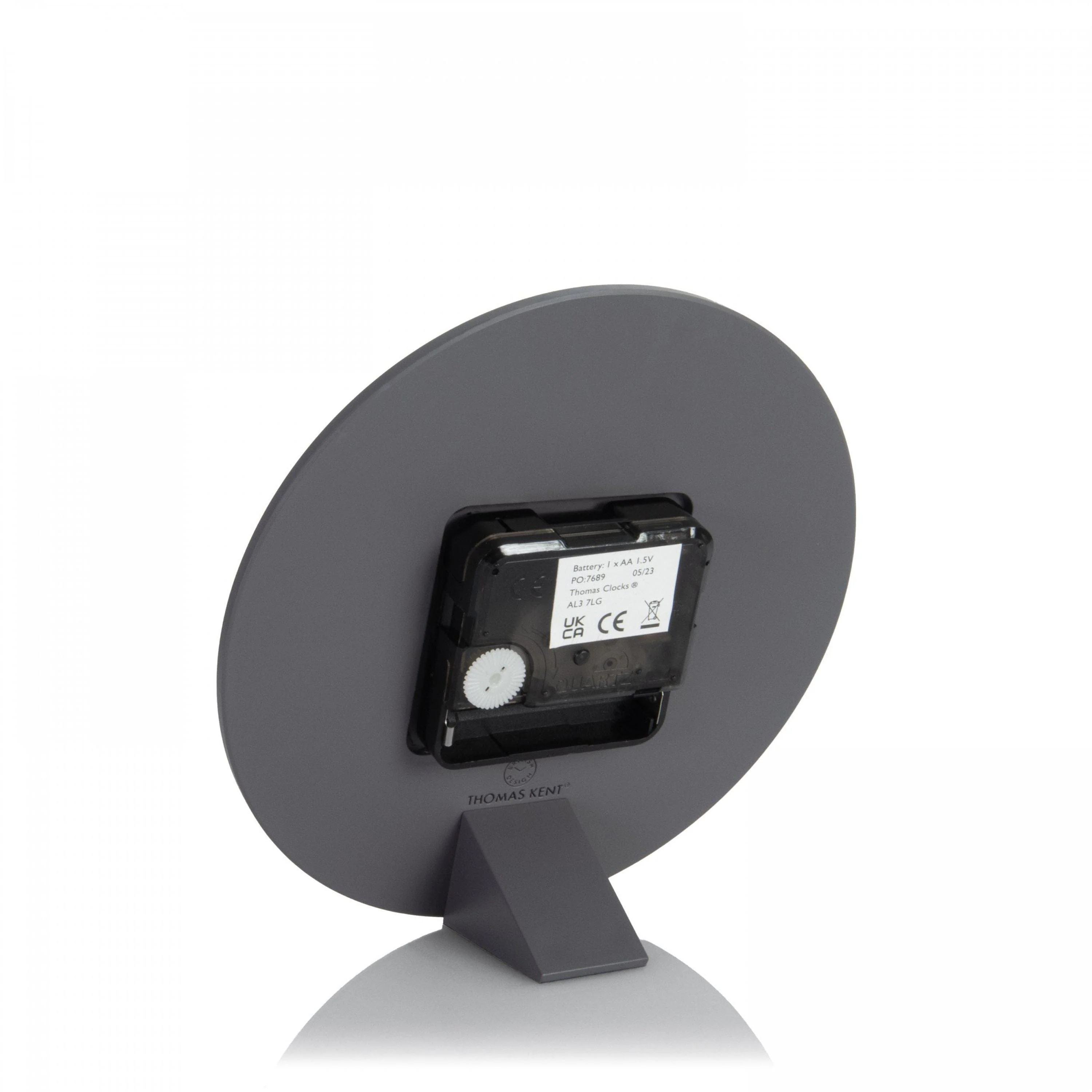 Mulberry Mantel Clock Graphite Silver - Image 3