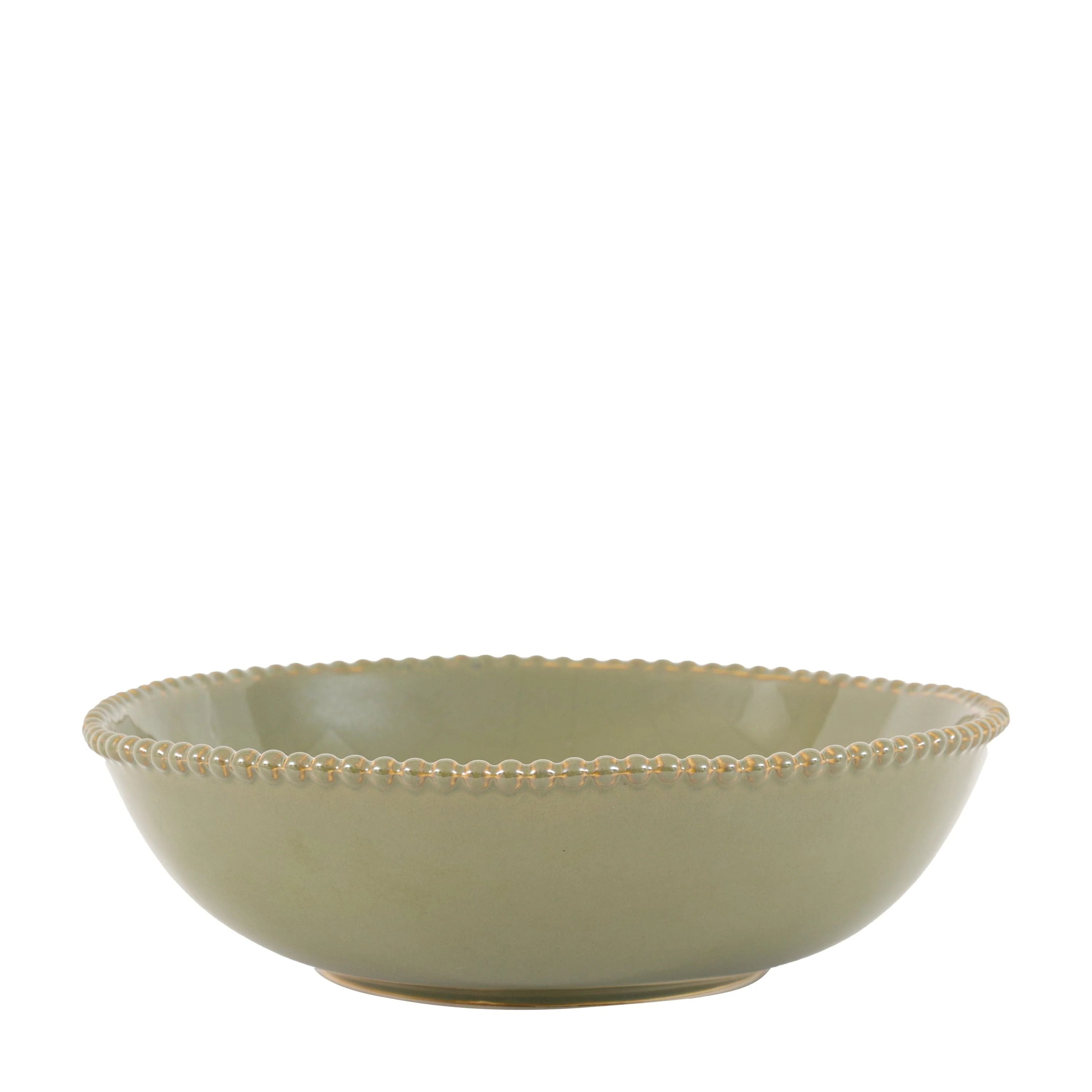 Organic Beaded Pasta Bowl Olive 4pk - Image 2