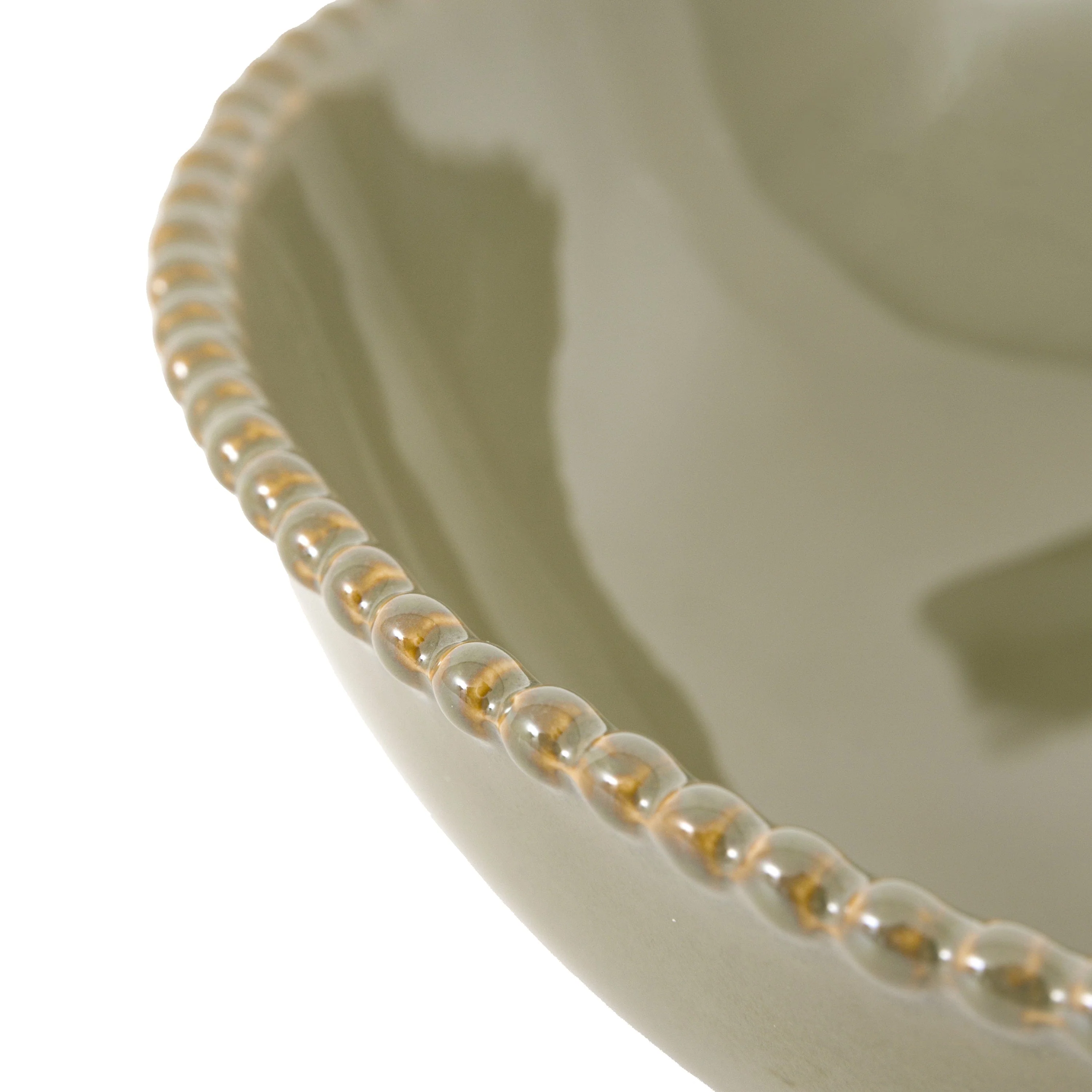 Organic Beaded Pasta Bowl Olive 4pk - Image 6