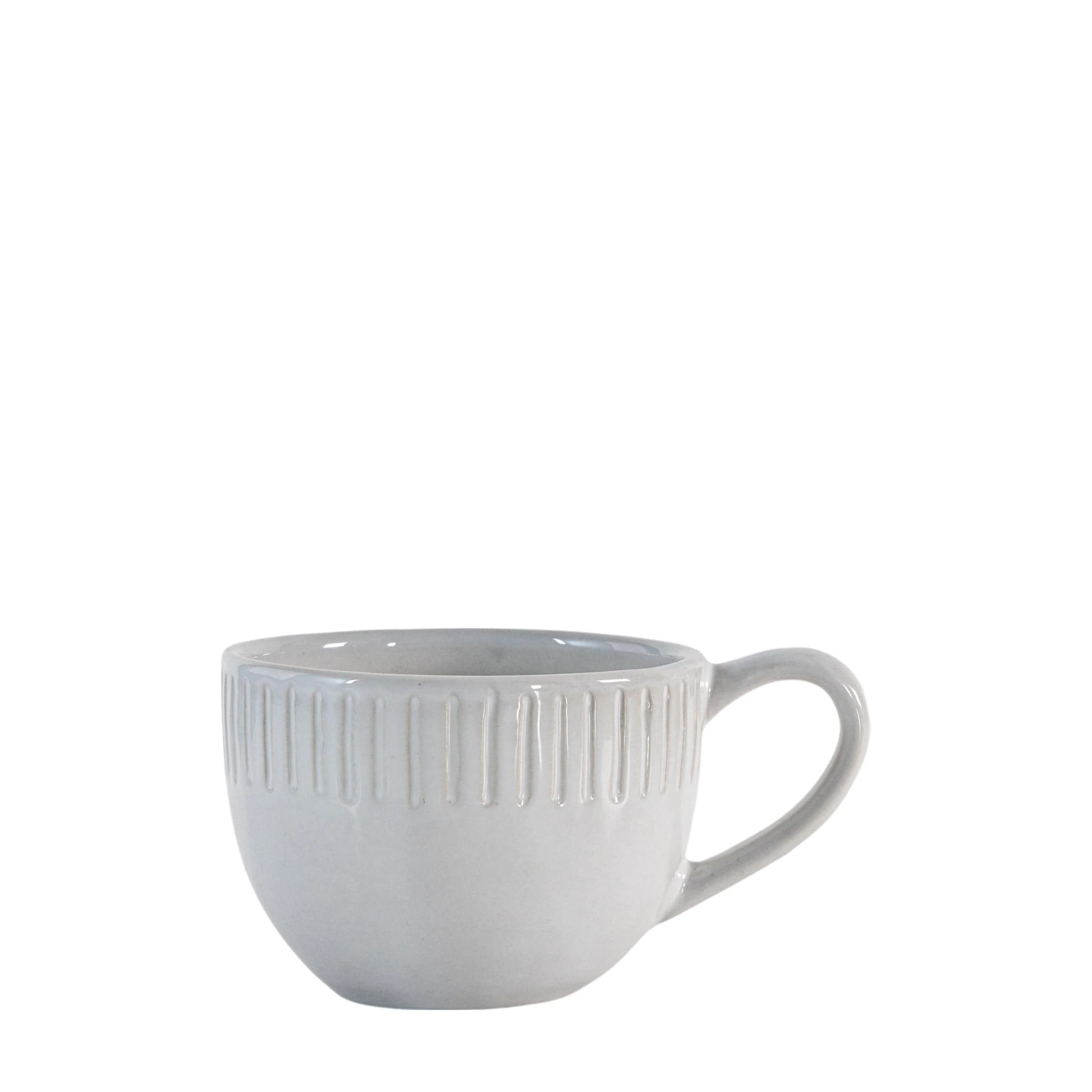 Organic Ridged Mug White (4pk) - Image 2
