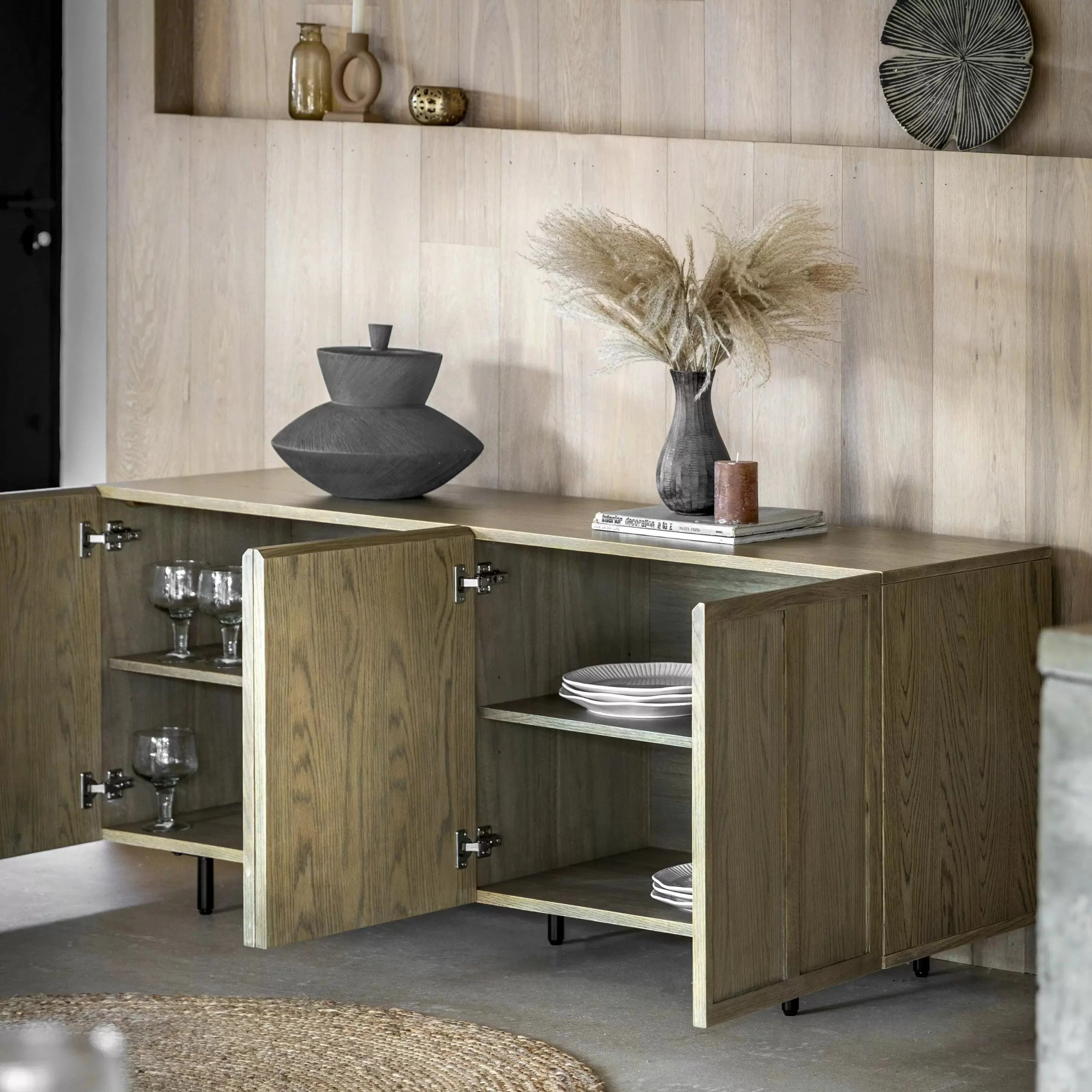 Rosemergy 4 Door Sideboard 1664x450x700mm - Image 4