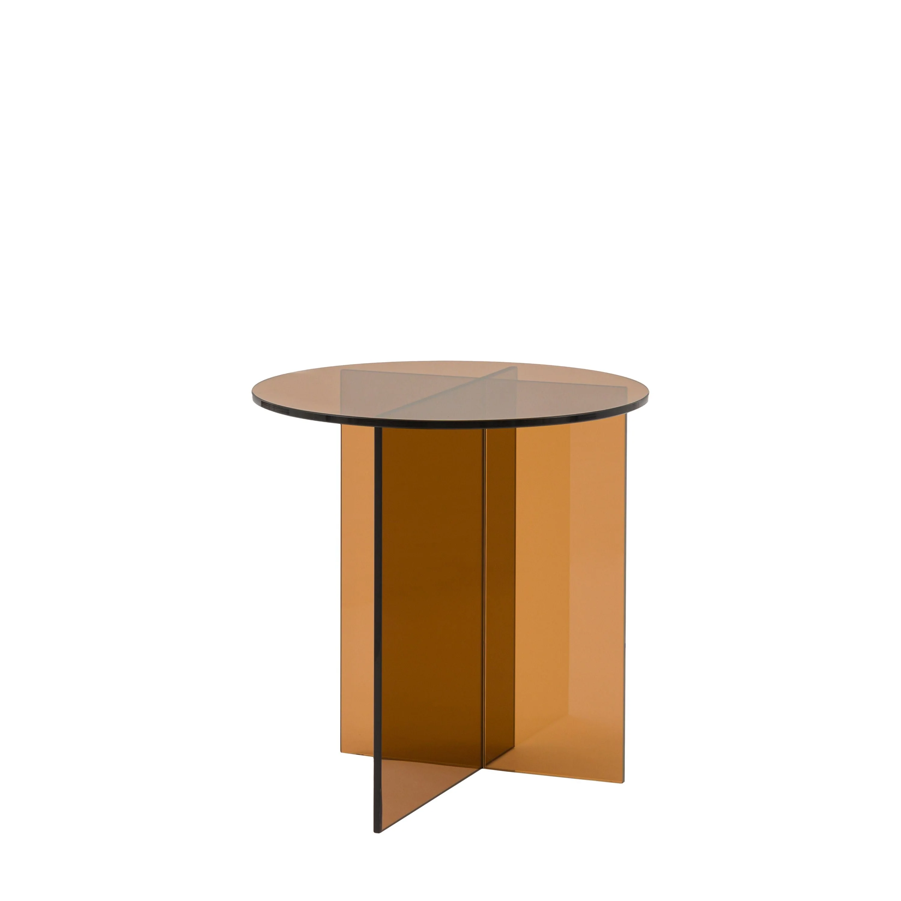 Parioli Glass Side Table Bronze - Image 5