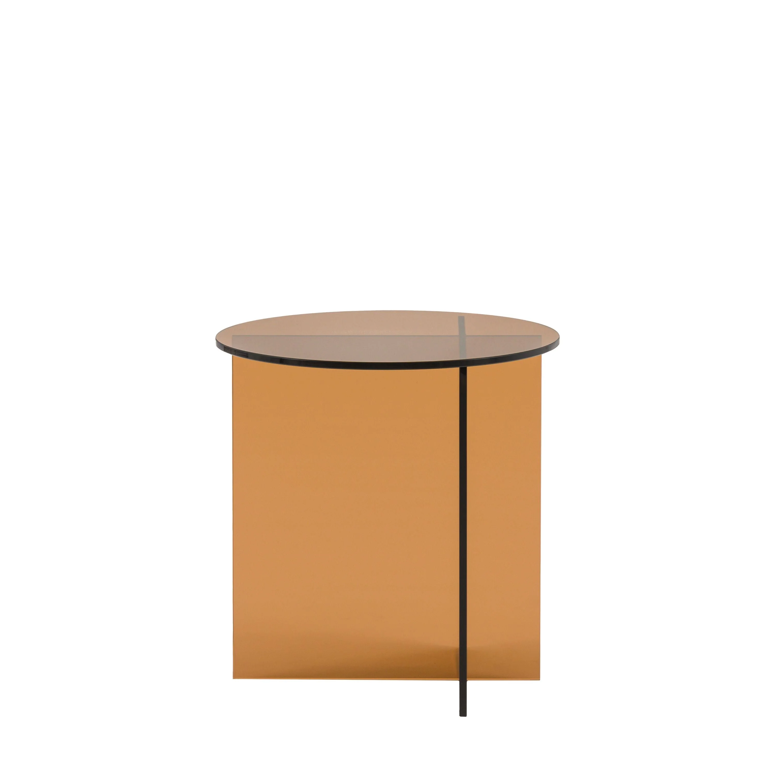 Parioli Glass Side Table Bronze - Image 6