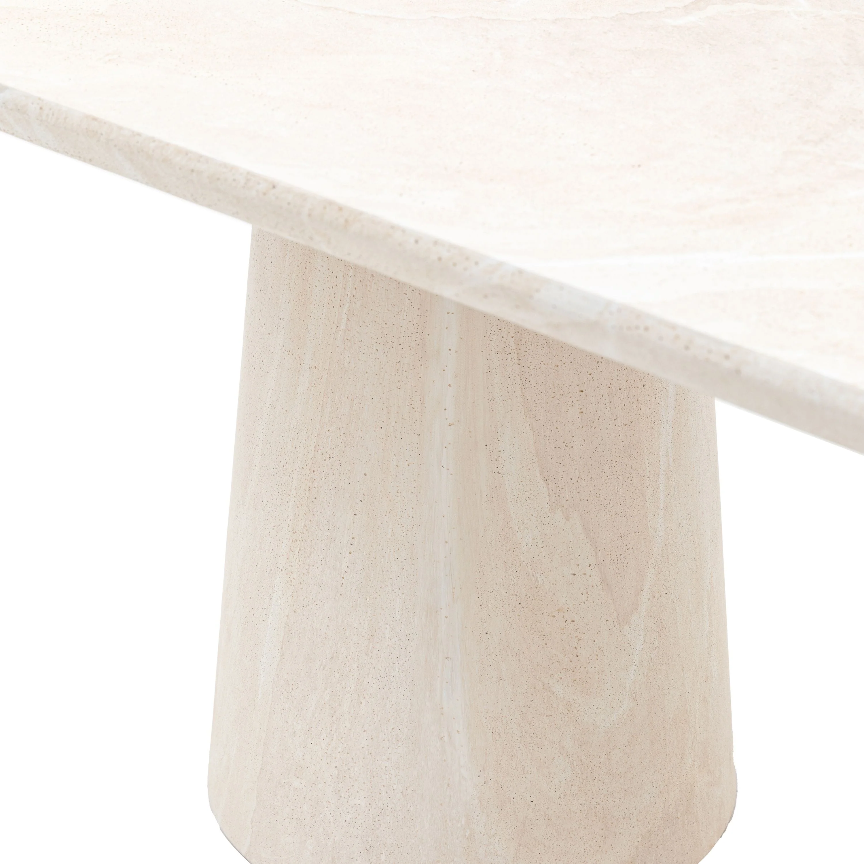 Pedra Oval Dining Table Travertine - Image 8