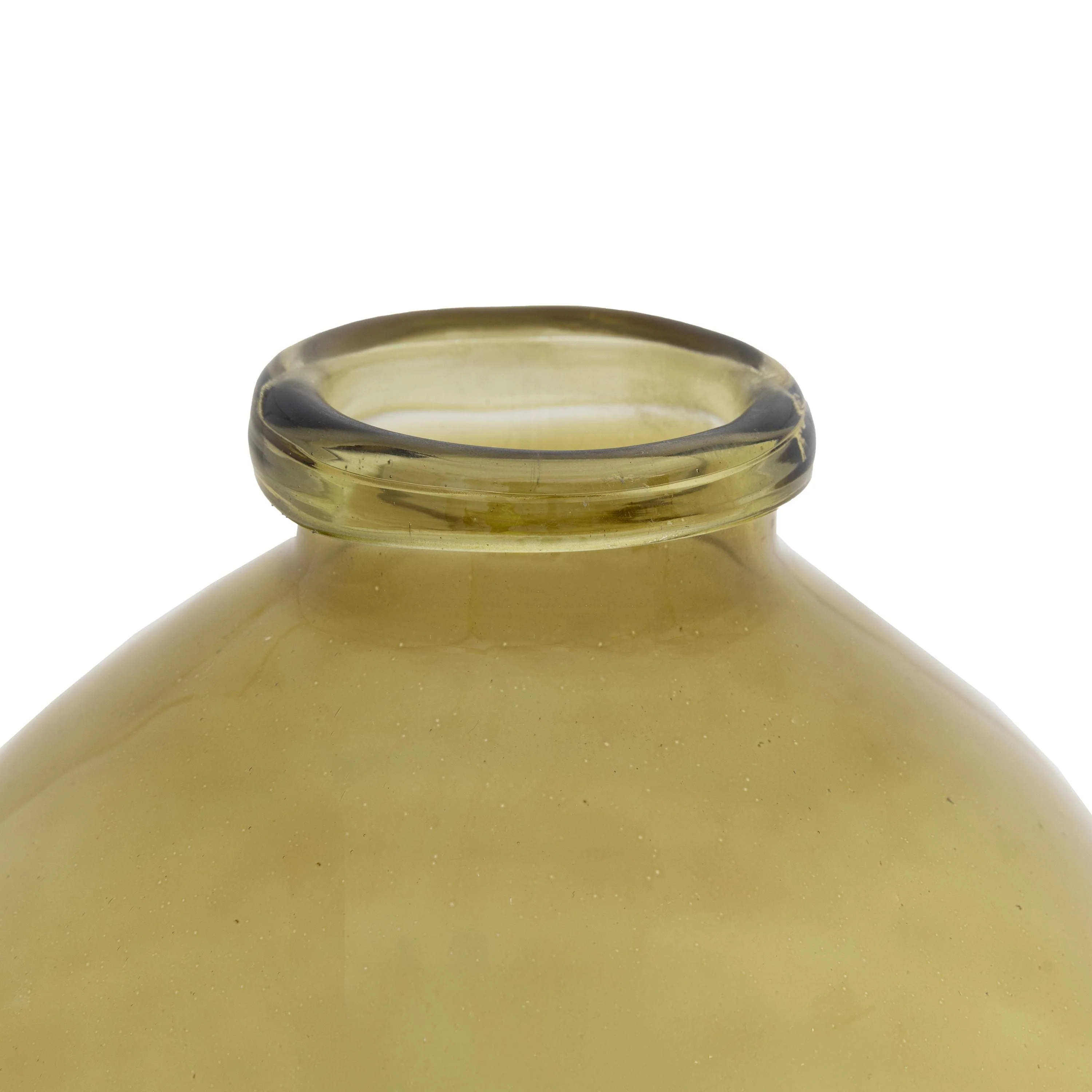 Pereda Handblown Glass Vase Olive - Image 5