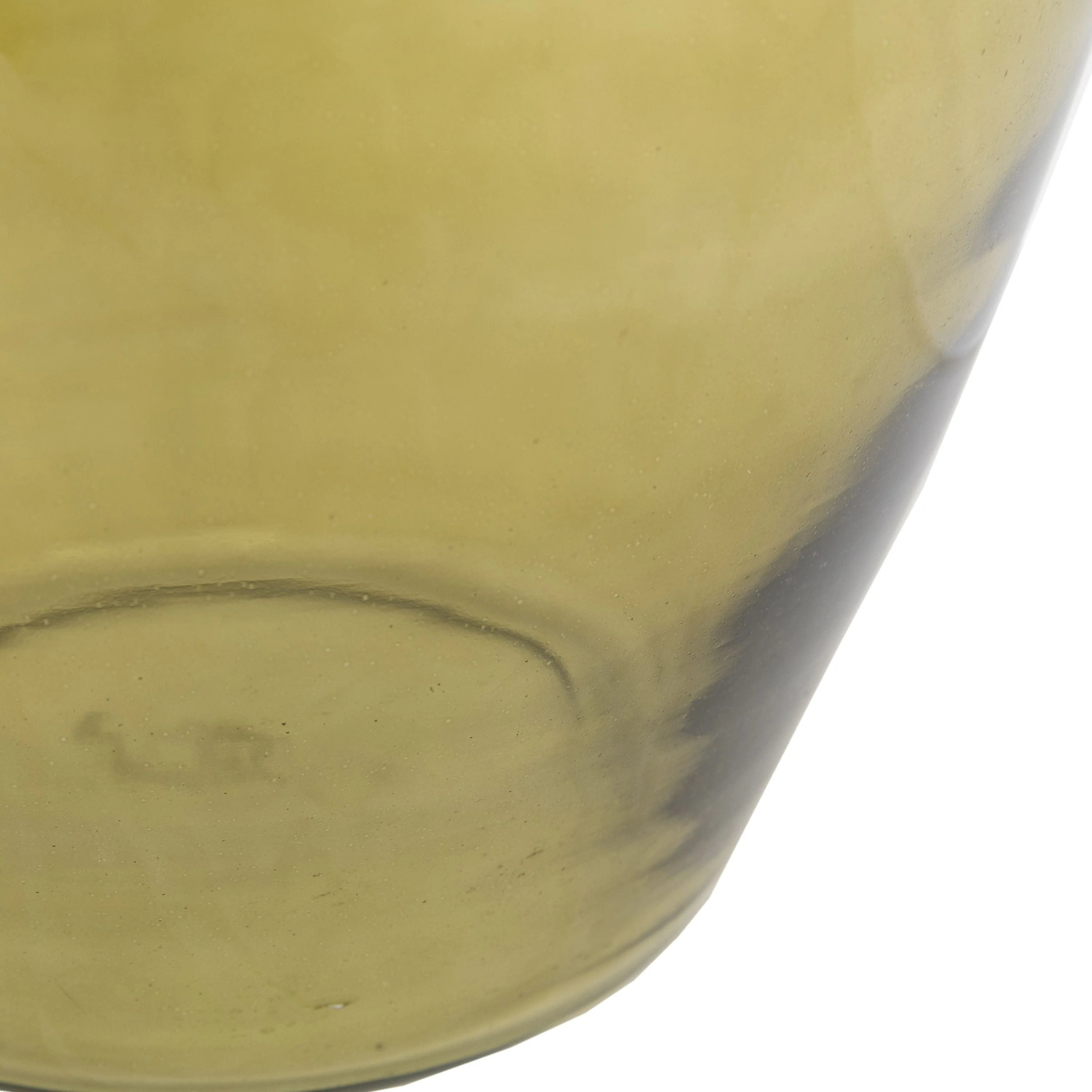 Pereda Handblown Glass Vase Olive - Image 6