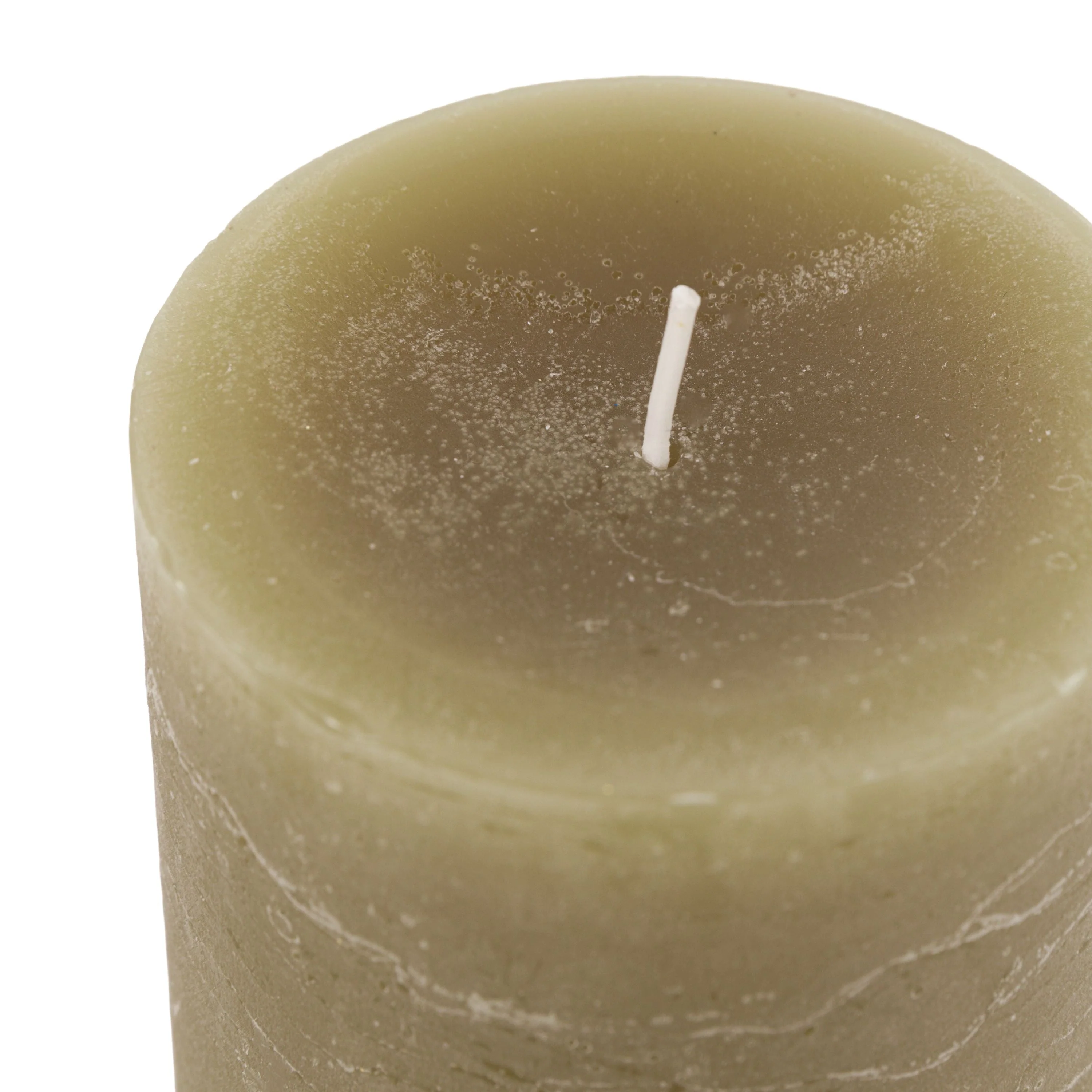 Pillar Candle Rustic Olive 2pk Large - Image 5