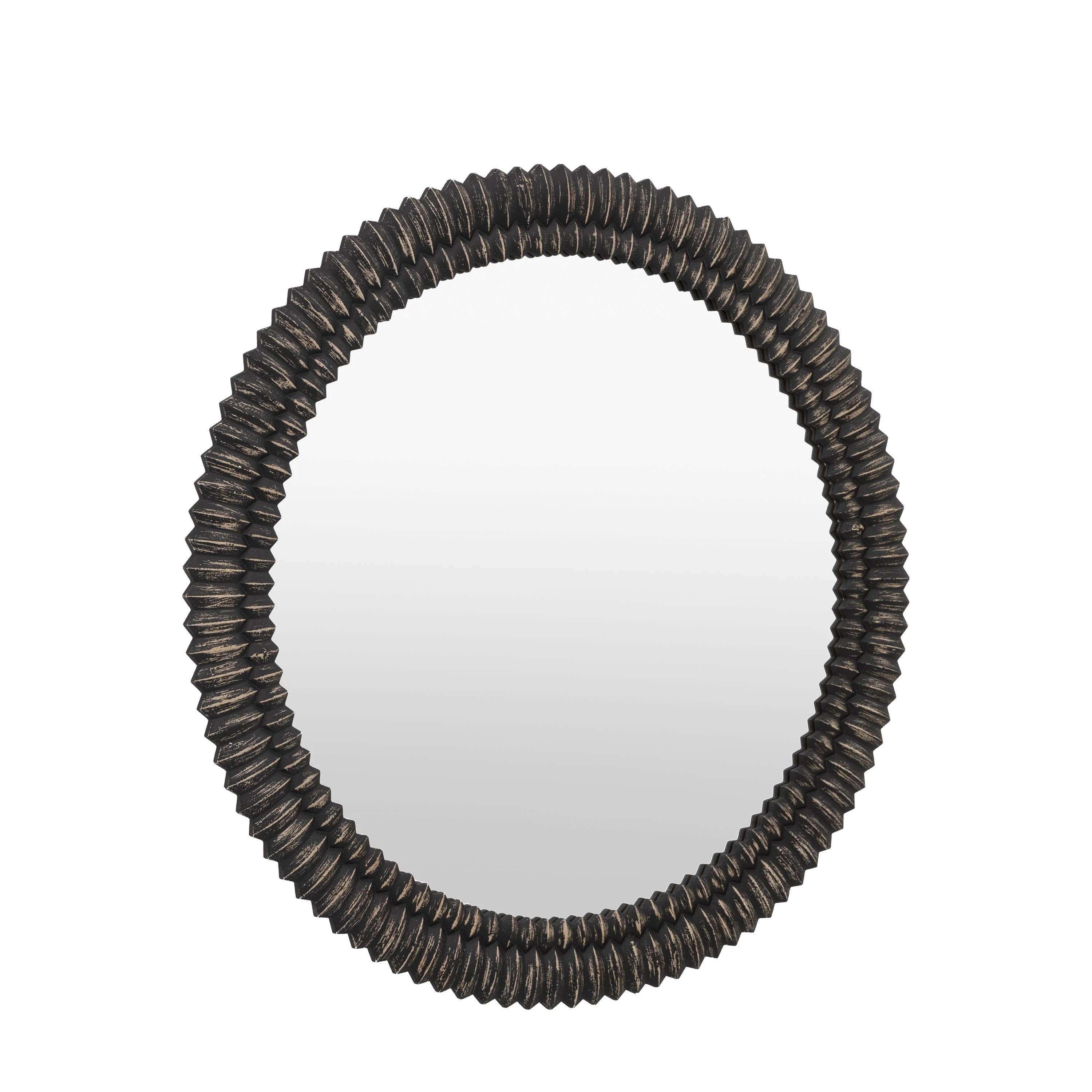 Pimlico Round Mirror Black Wash - Image 7
