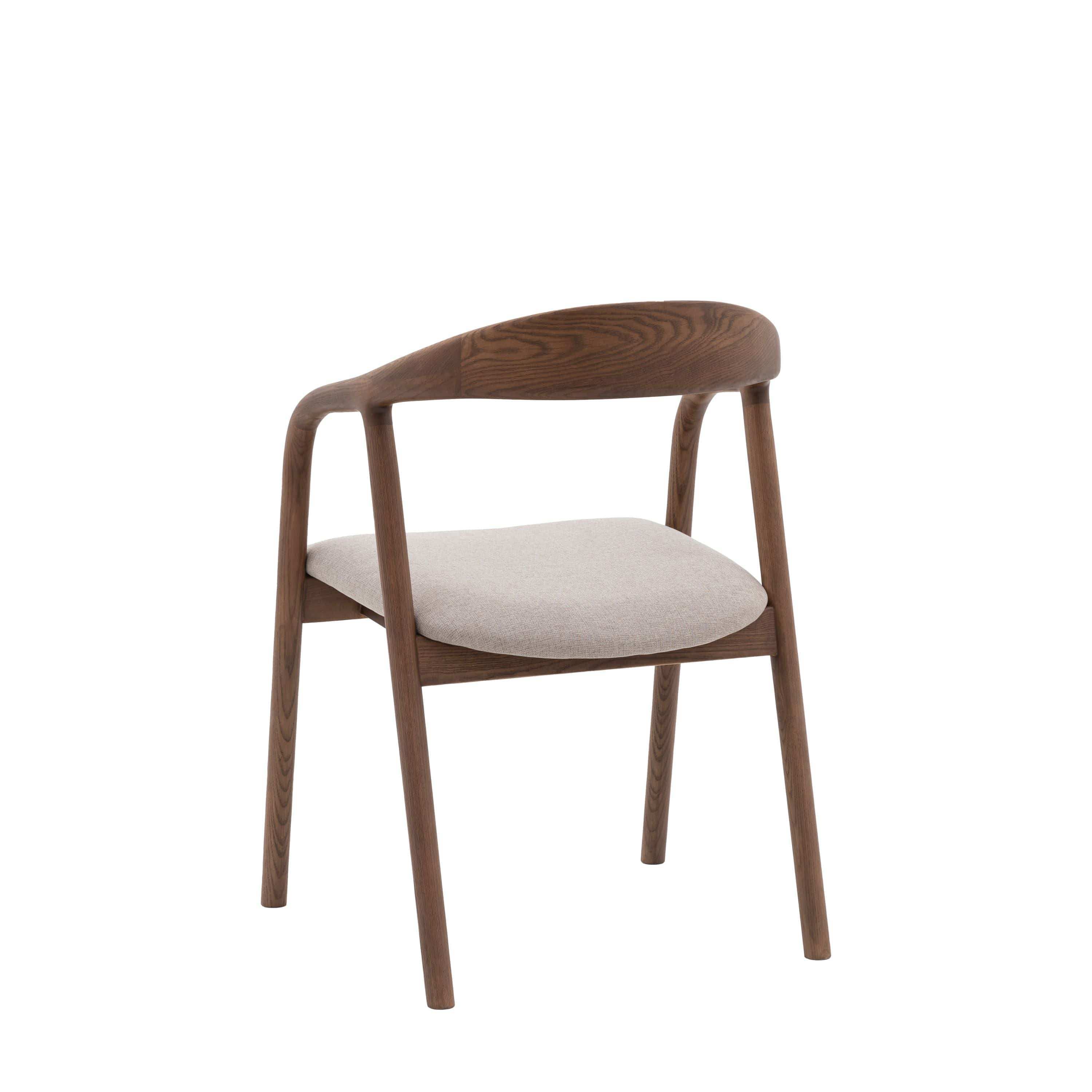 Realo Upholstered Dining Chair Walnut 2pk - Image 7