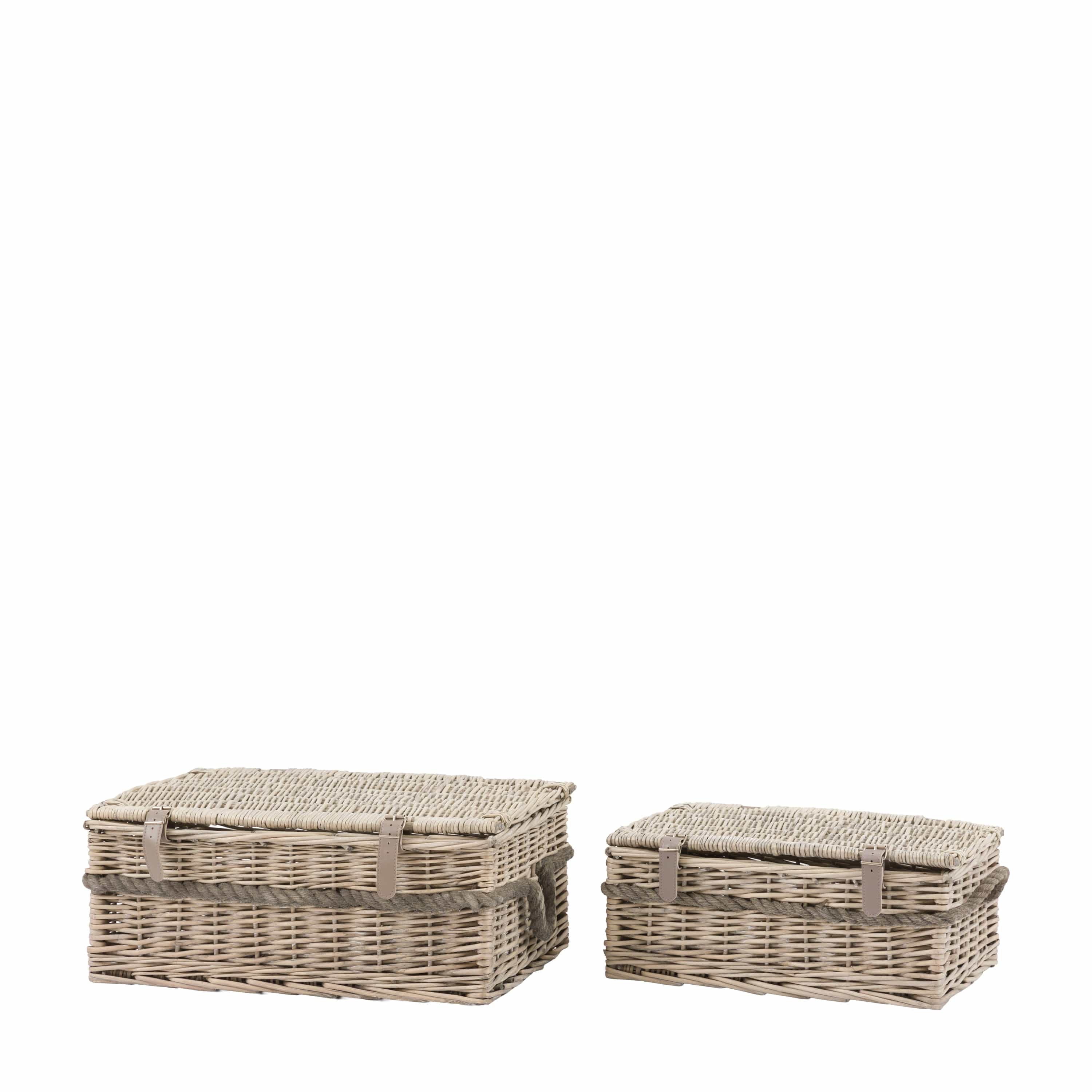 Rivra Lidded Baskets Natural Set of 2 - Image 6