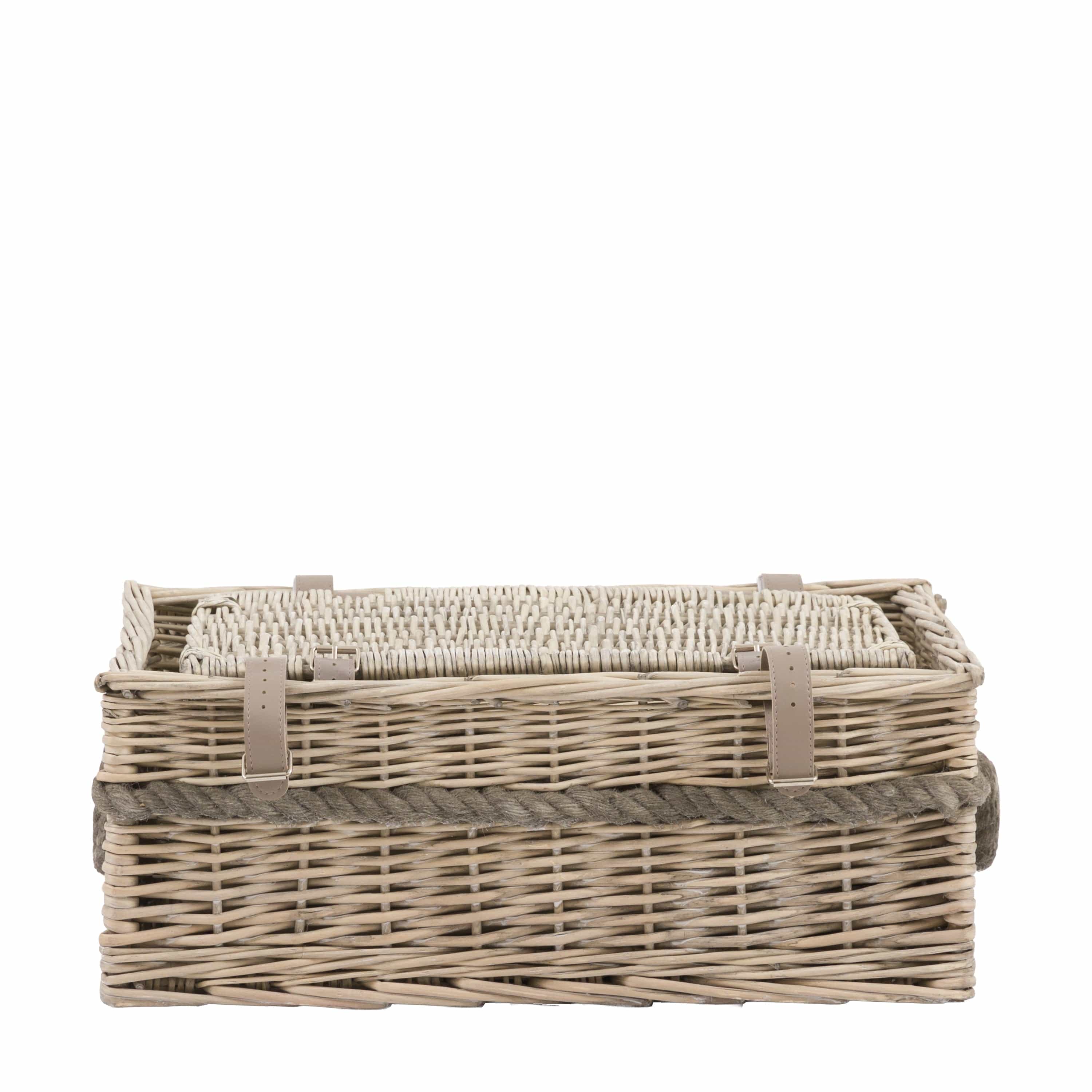Rivra Lidded Baskets Natural Set of 2 - Image 8
