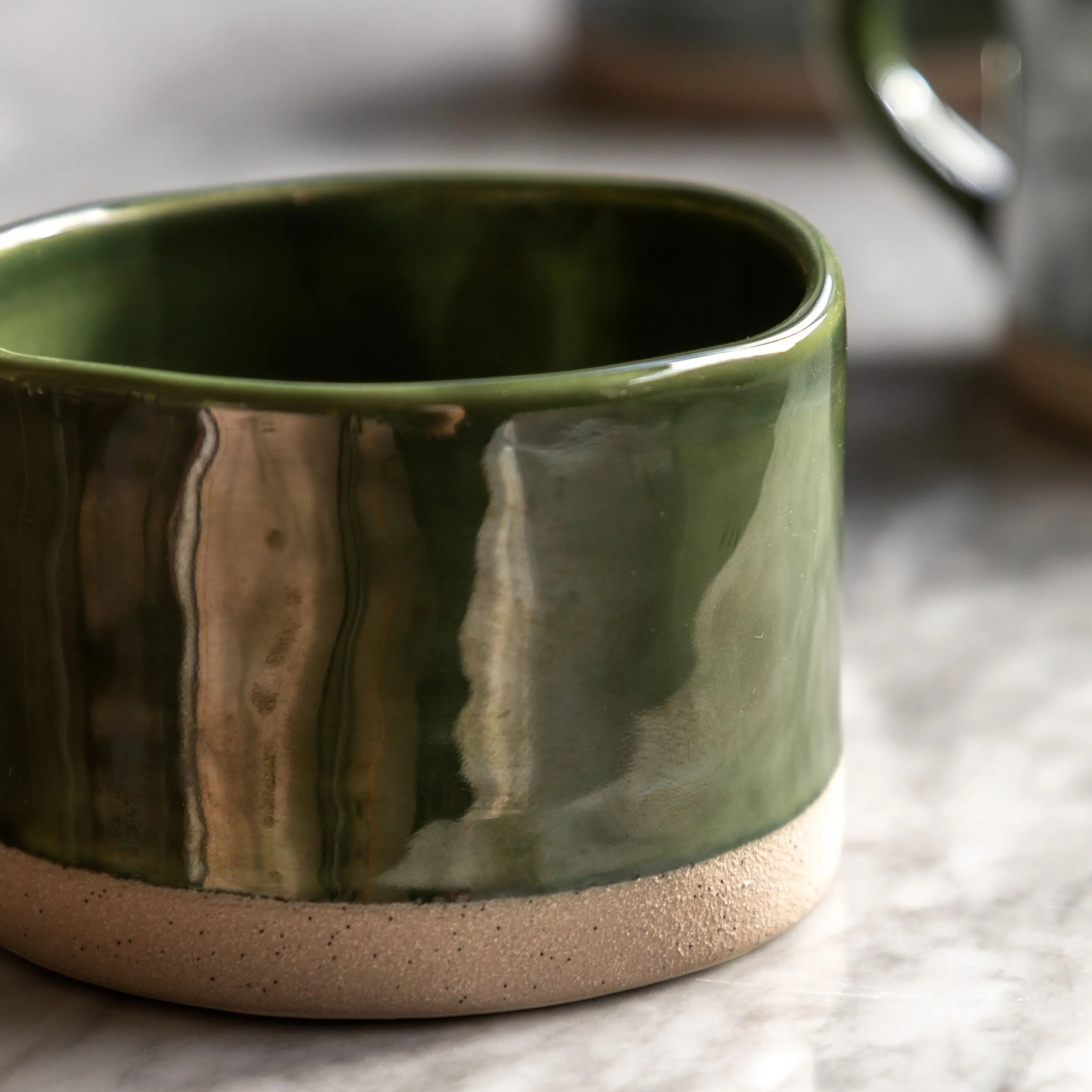 Rustic Mug Green 4pk - Image 4