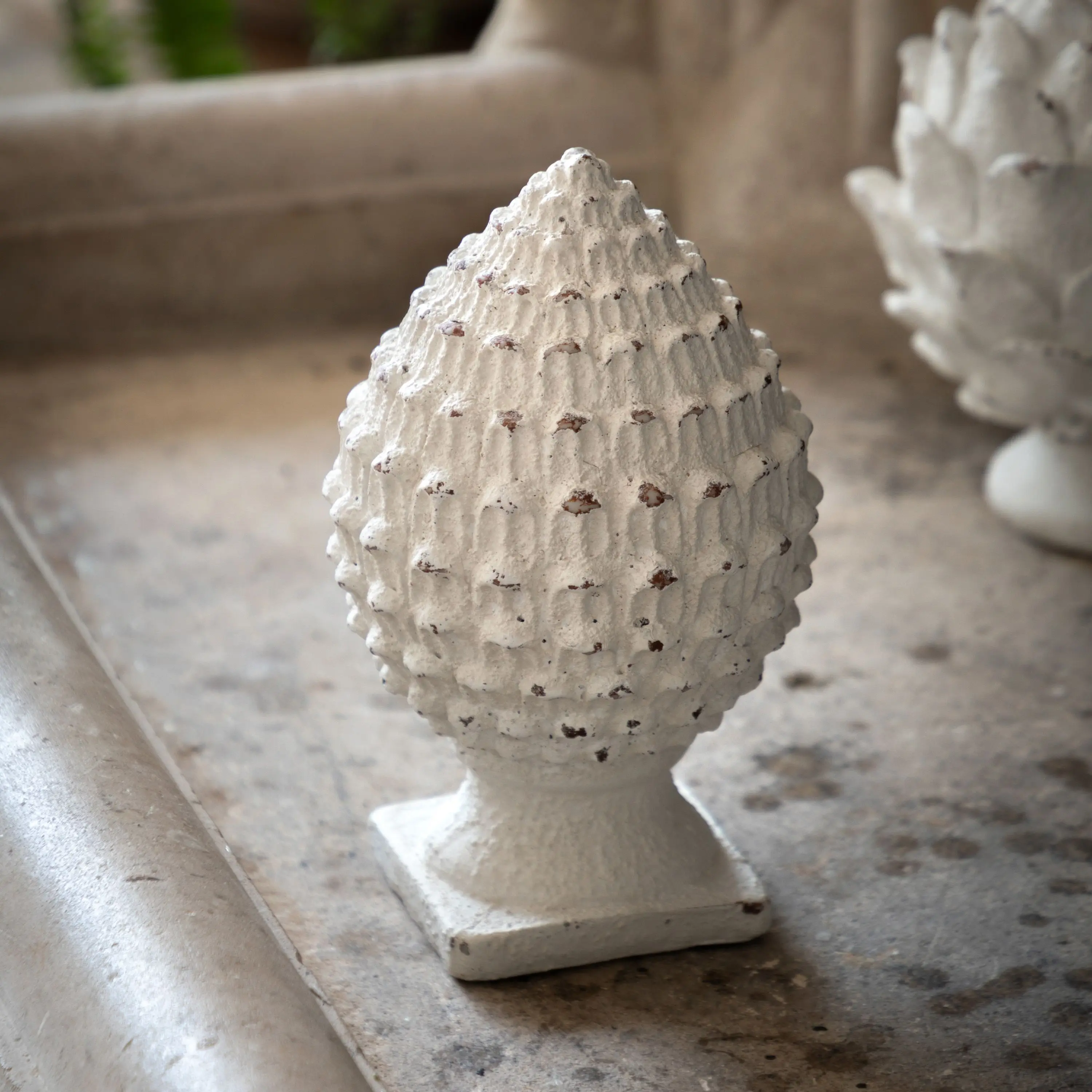 Rustic Pinecone Sculpture 120x120x200mm - Image 6