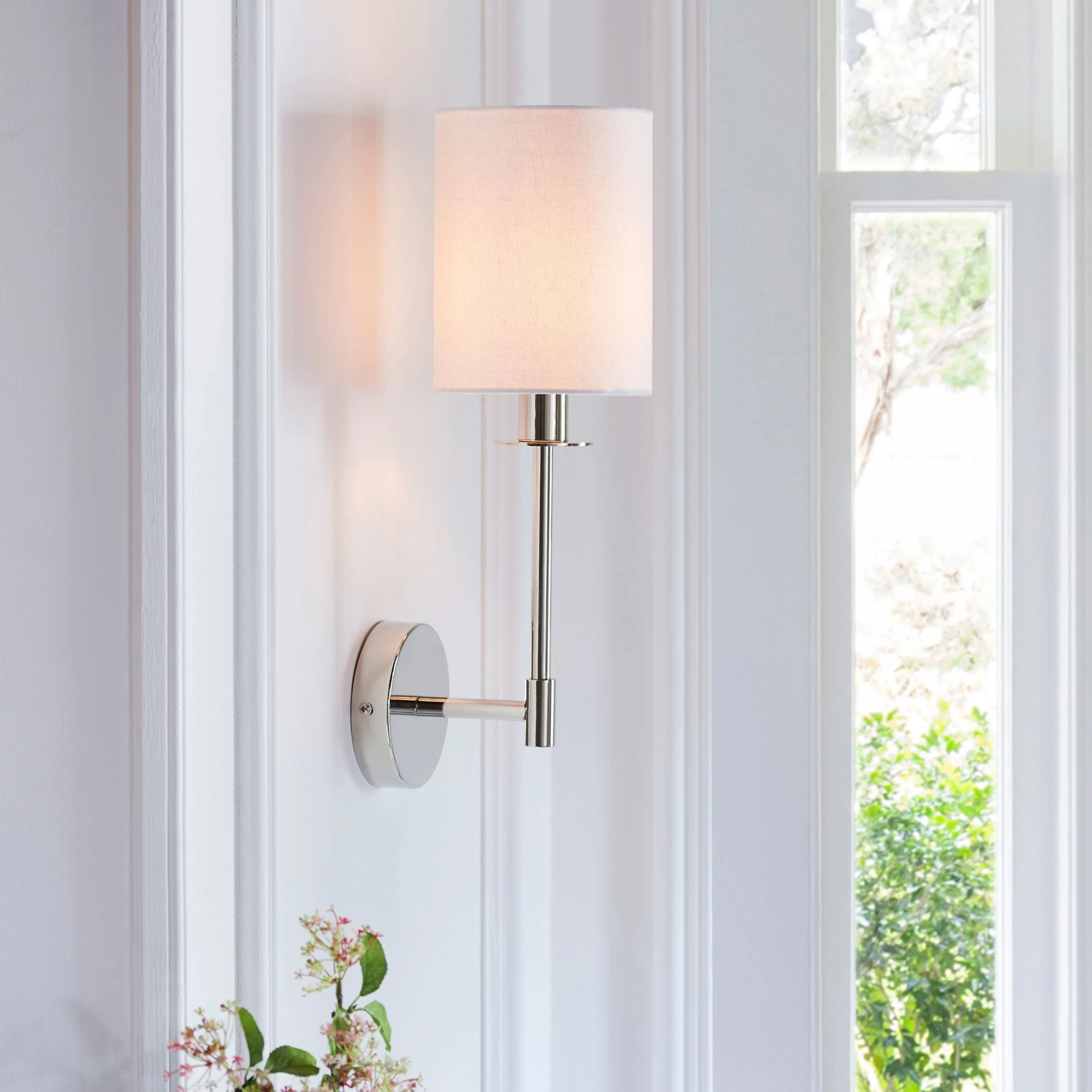 Sancho 1 Wall Light Bright Nickel - Image 5
