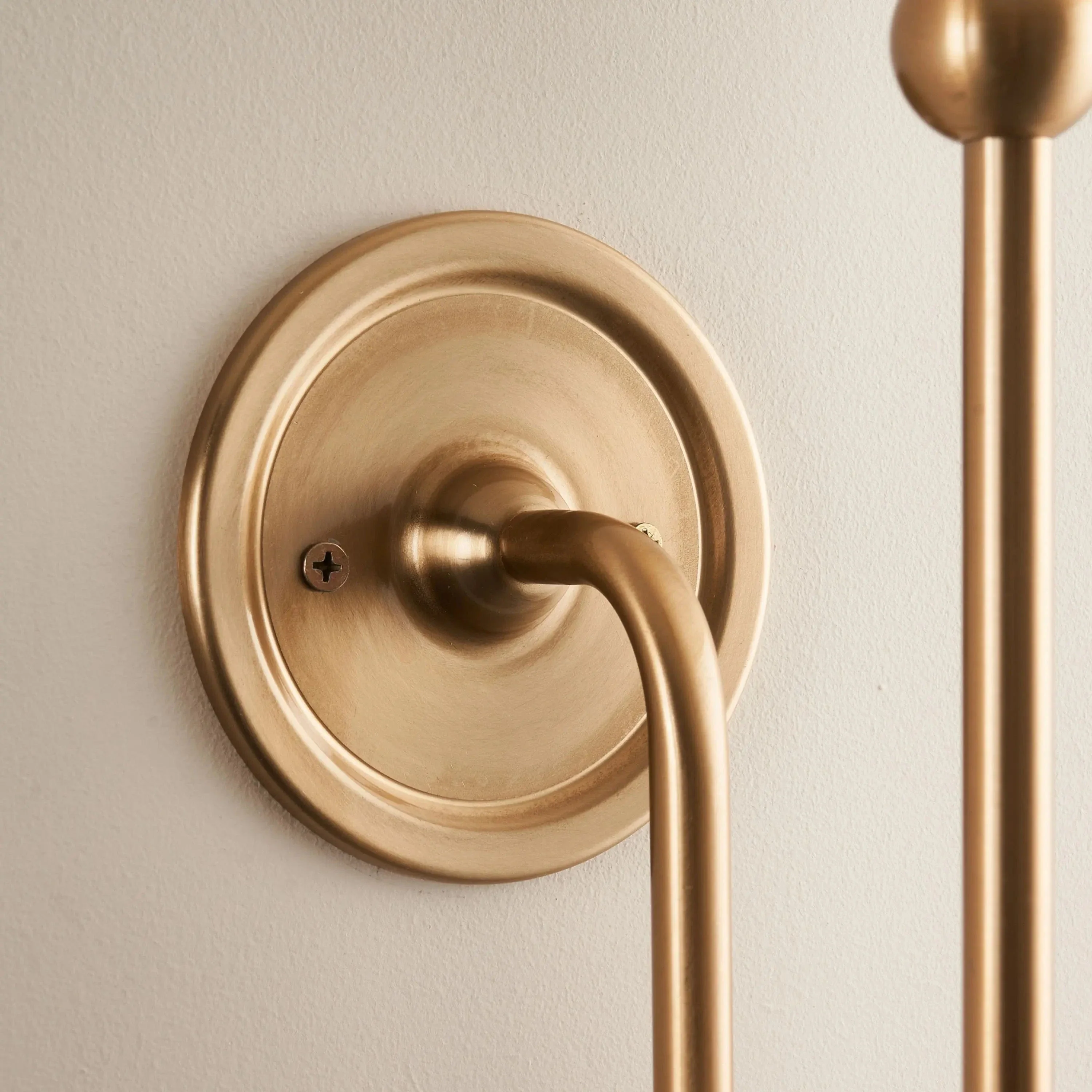 Sandiego 1 Wall Light Fitting Brushed Aged Brass - Image 6
