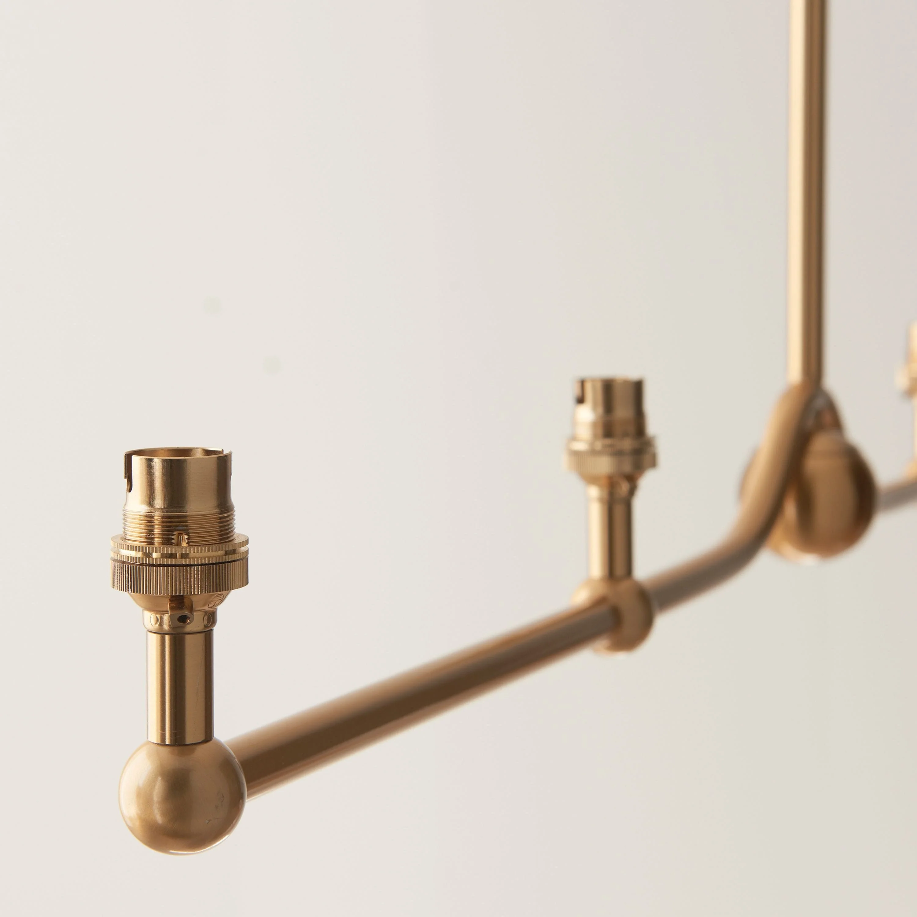 Sandiego 4 Pendant Light Fitting Brushed Brass - Image 4