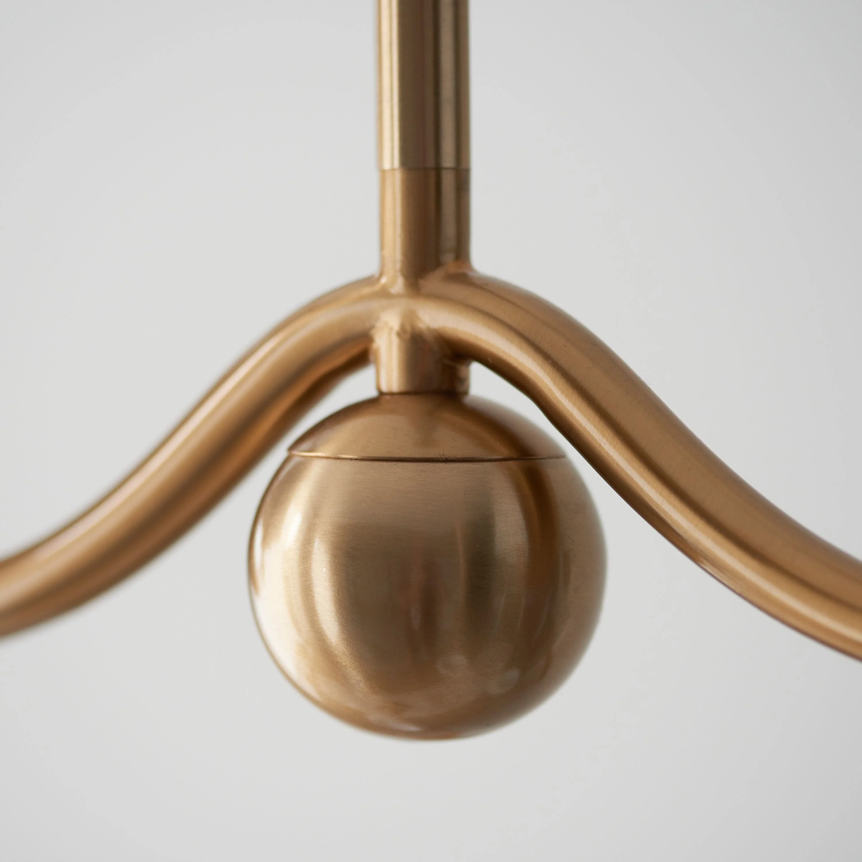 Sandiego 4 Pendant Light Fitting Brushed Brass - Image 8