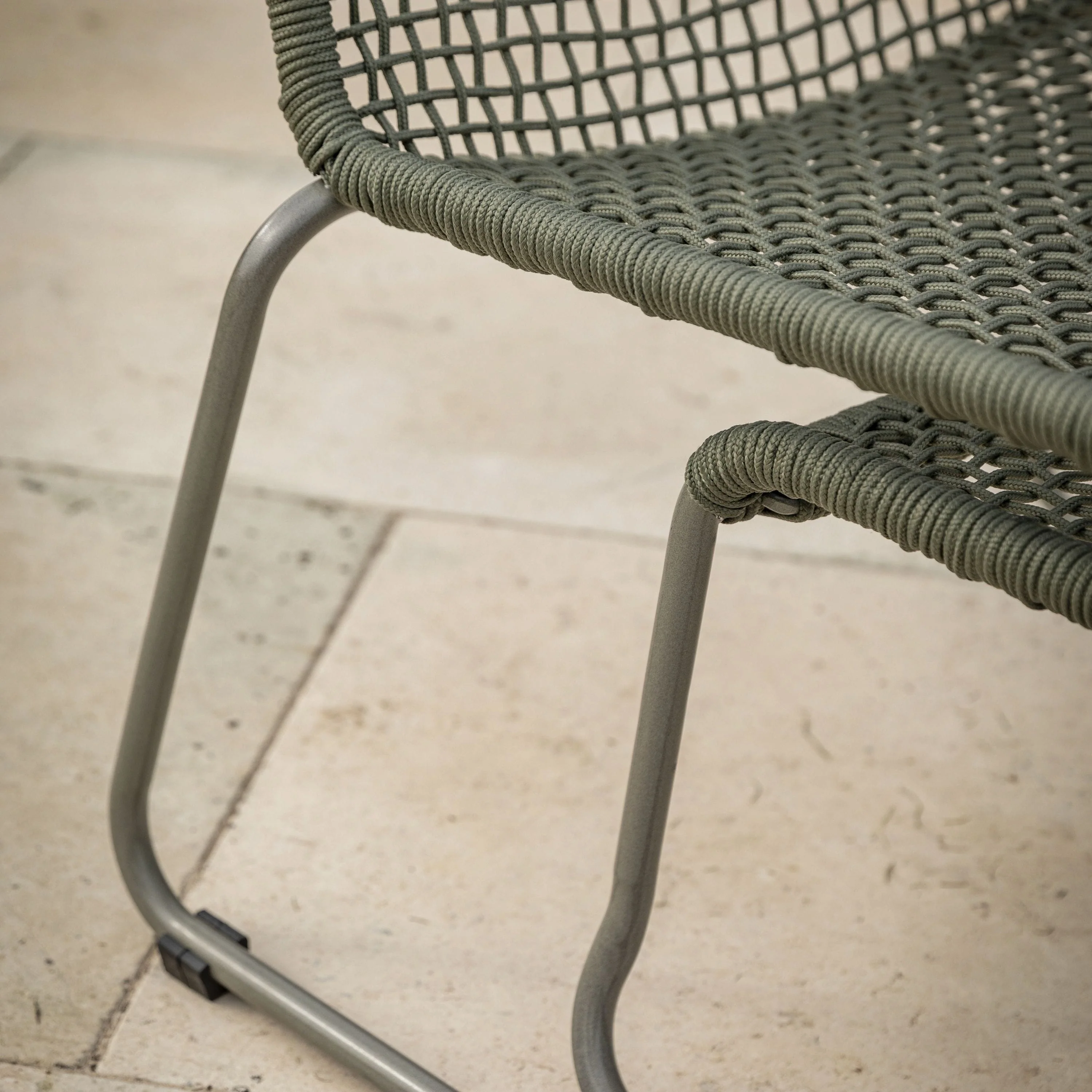 Sassano Lounge Chair with Footstool Green - Image 4