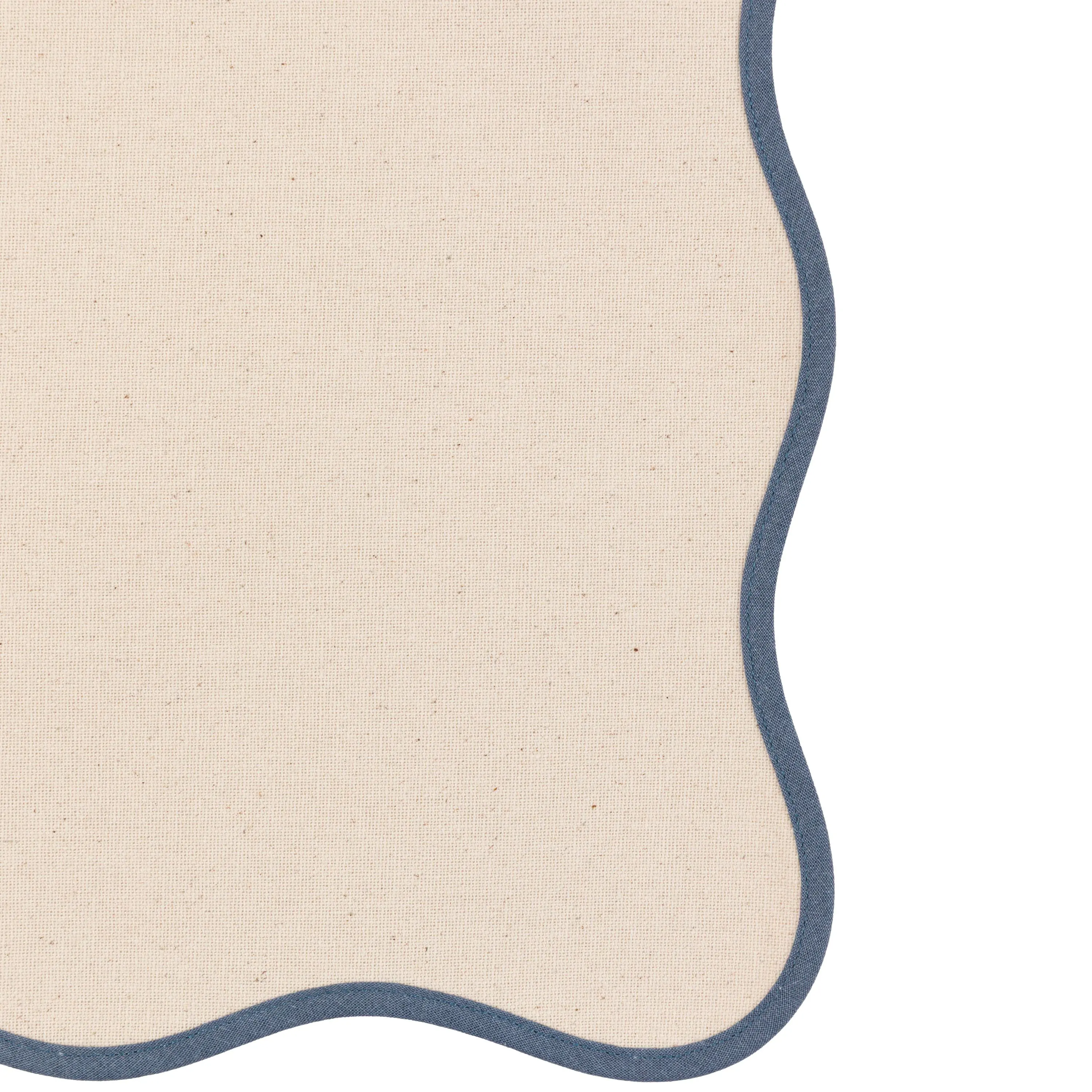 Scallop Edge Placemats Blue 4pk - Image 7