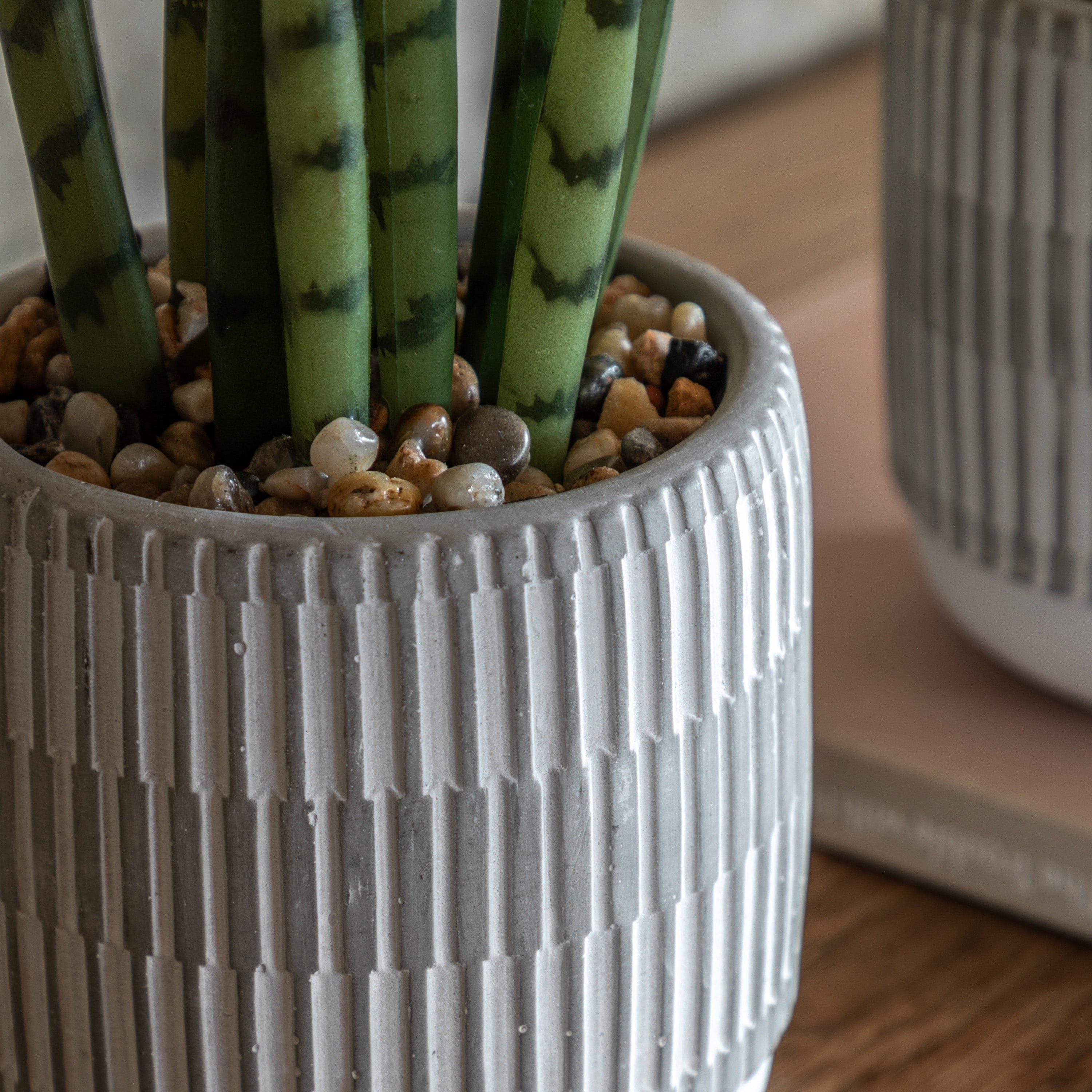 Small Succulents Ceramic Pots Set of 2 - Image 3