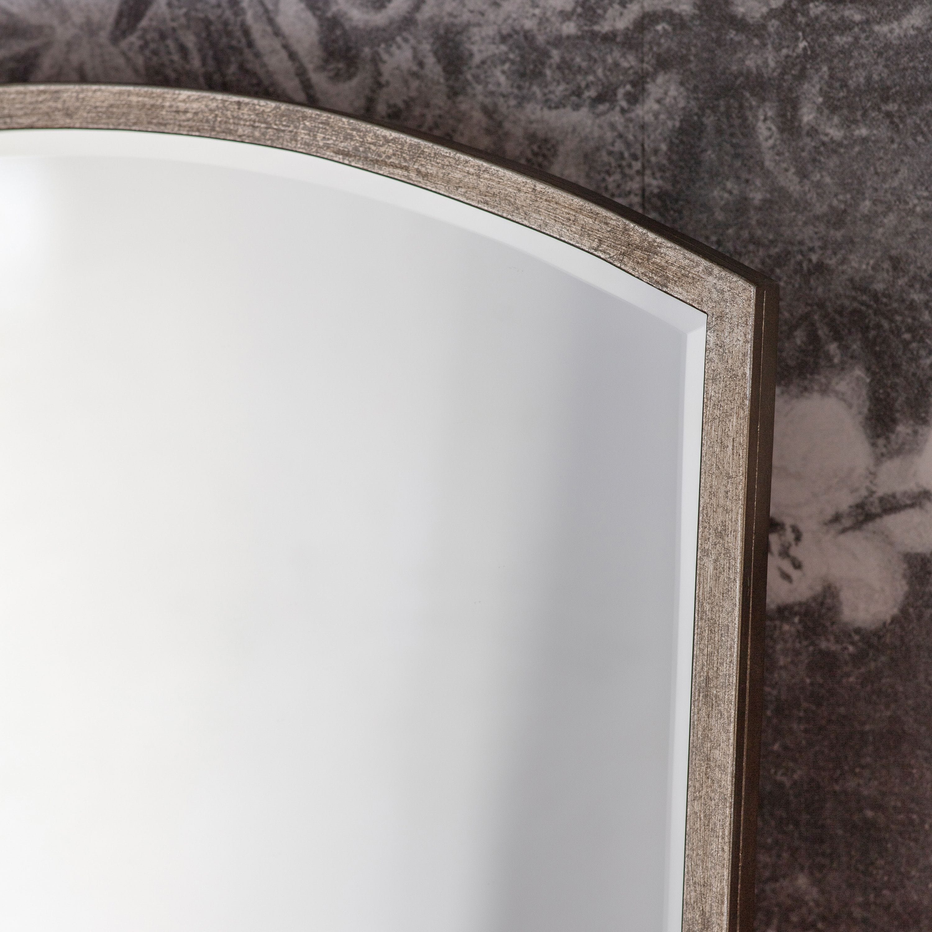 Higgins Arch Mirror Antique Silver Small - Image 3