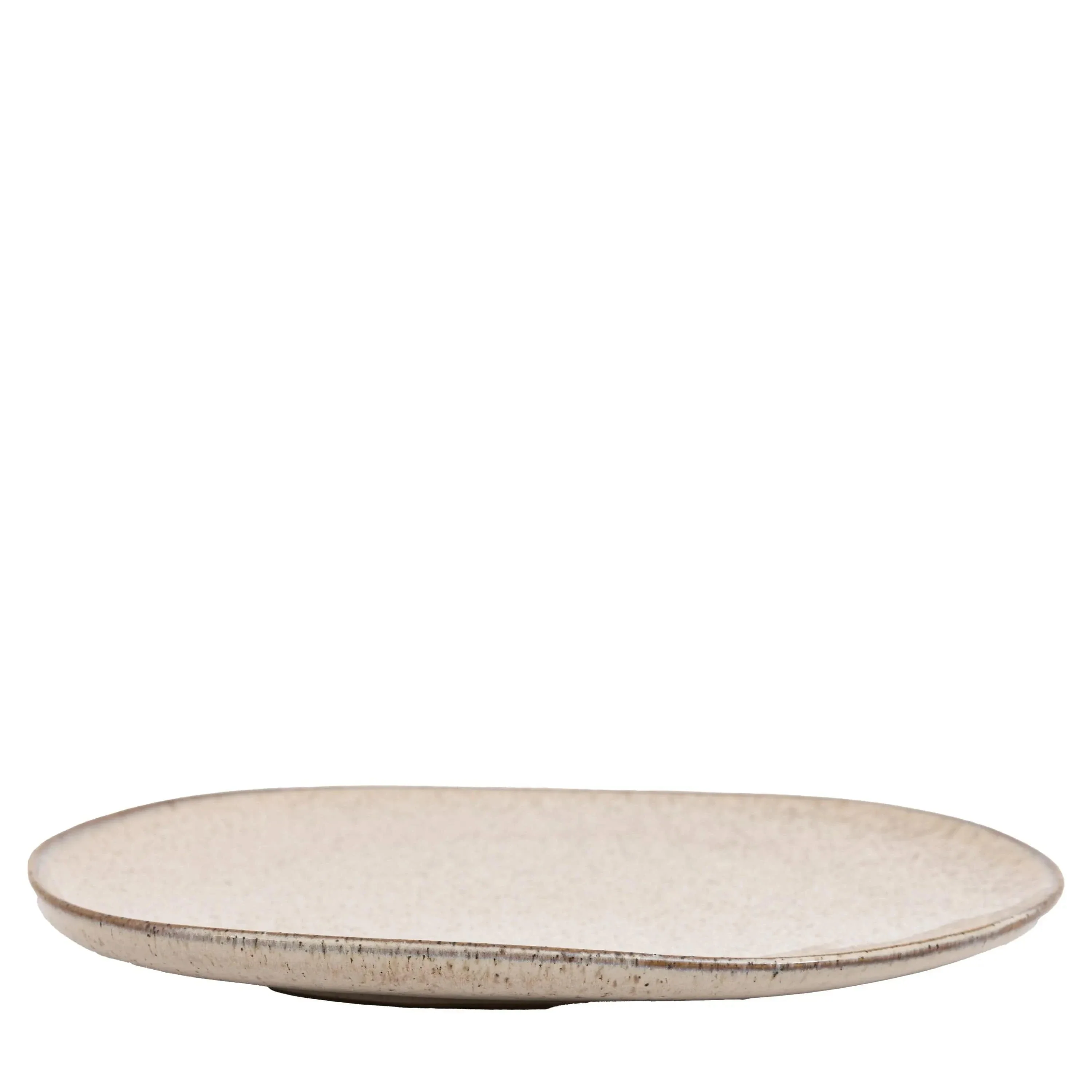 Speckle Glaze Dinner Plate Oatmeal 4pk - Image 2