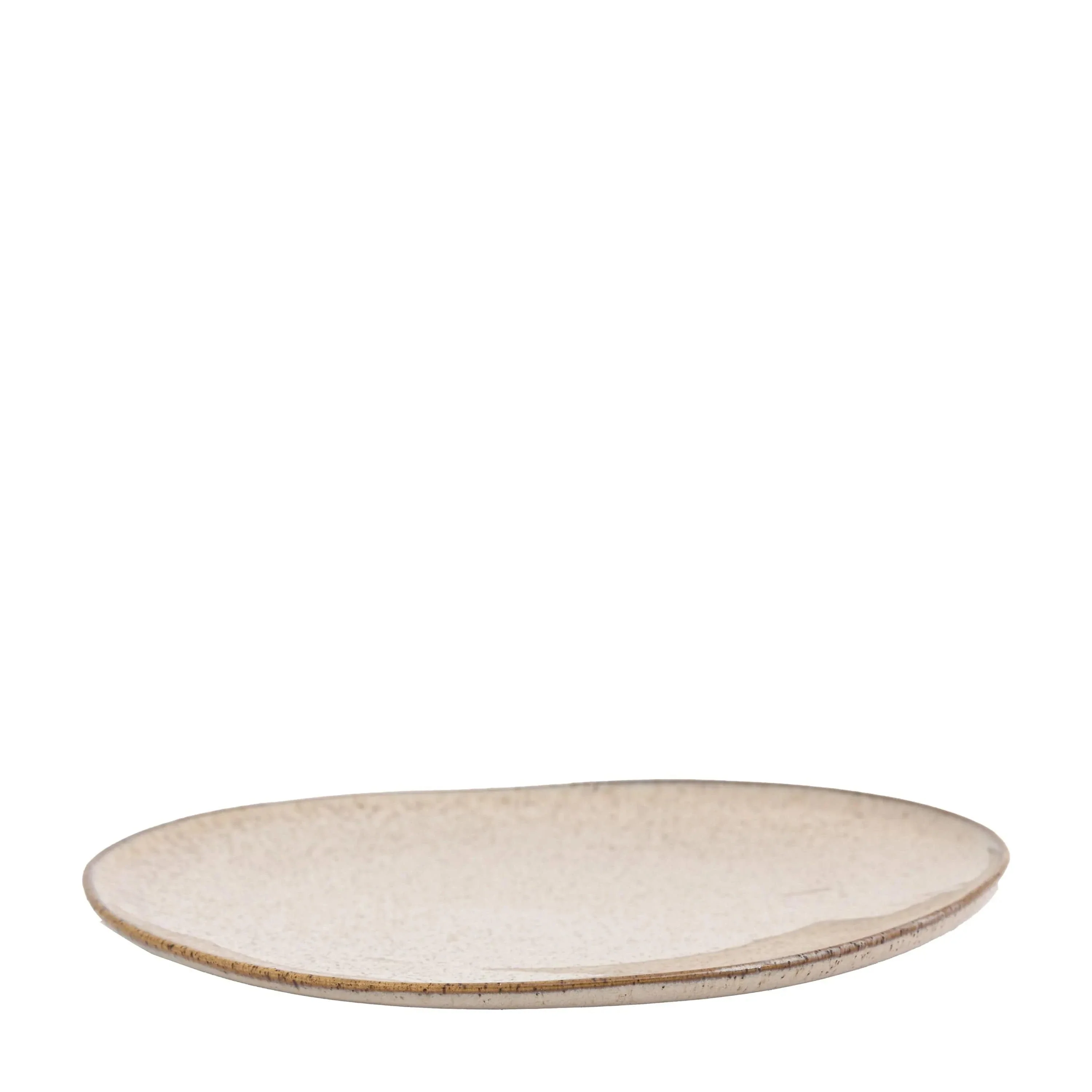 Speckle Glaze Dinner Plate Oatmeal 4pk - Image 4