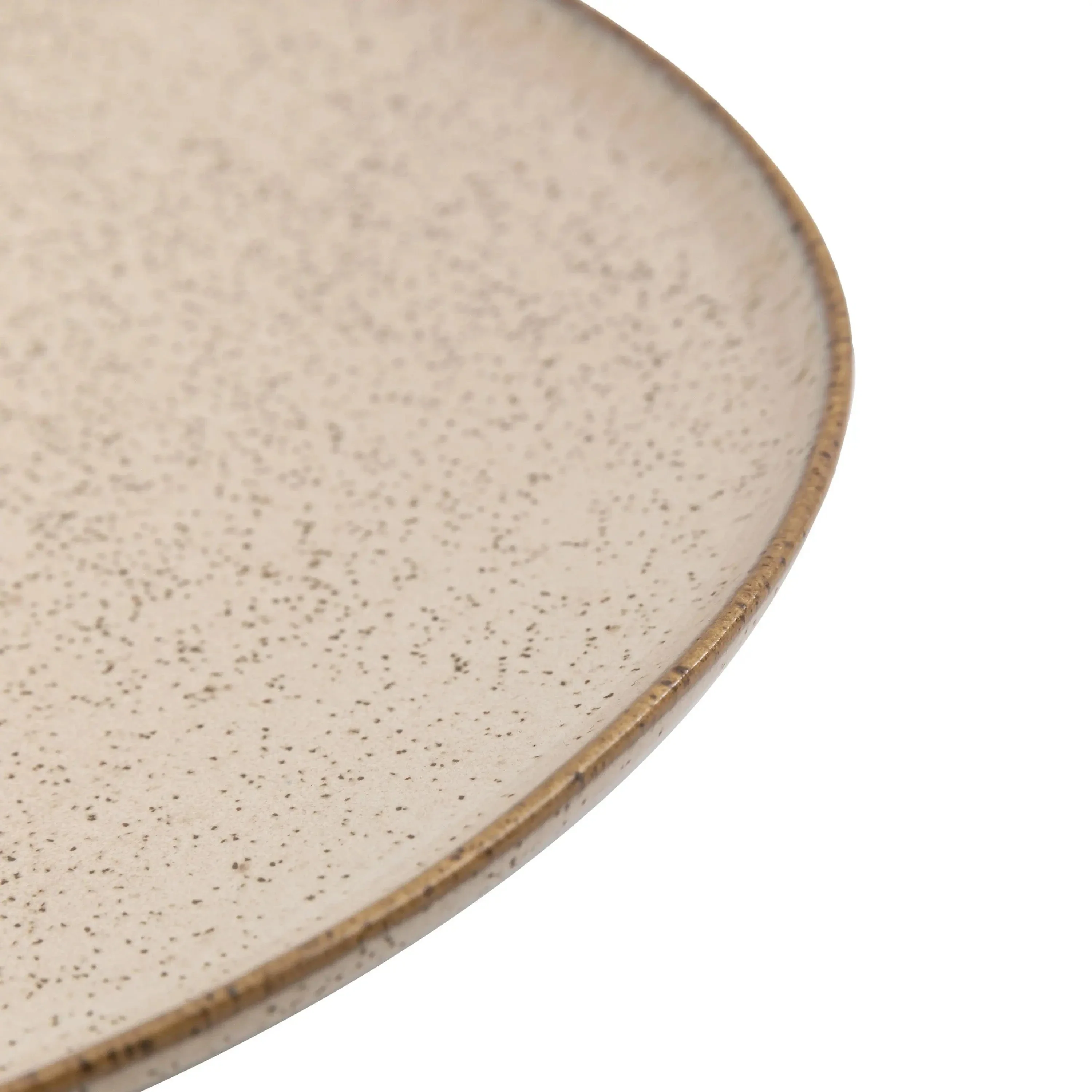 Speckle Glaze Dinner Plate Oatmeal 4pk - Image 5