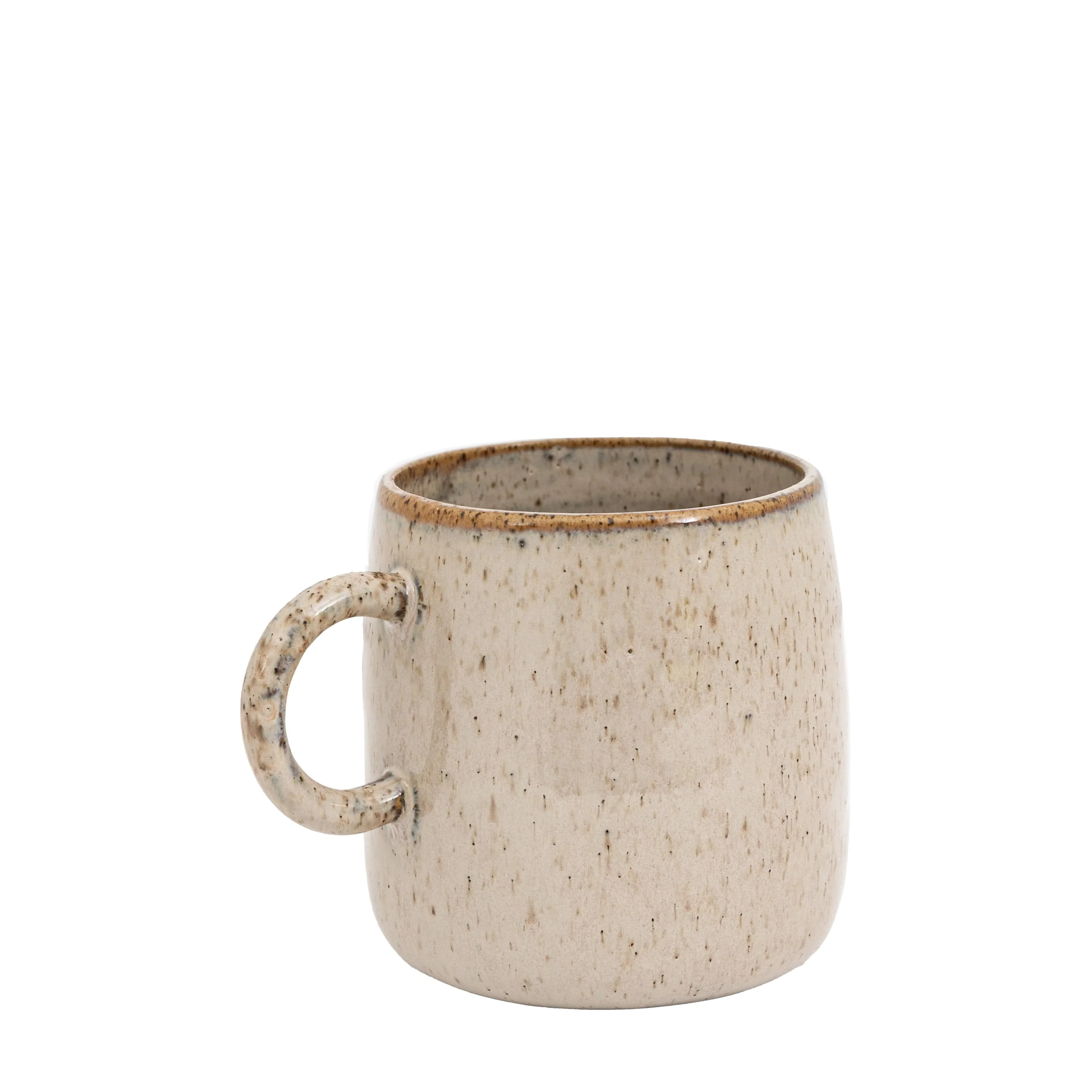 Speckle Glaze Mug Oatmeal 4pk - Image 6
