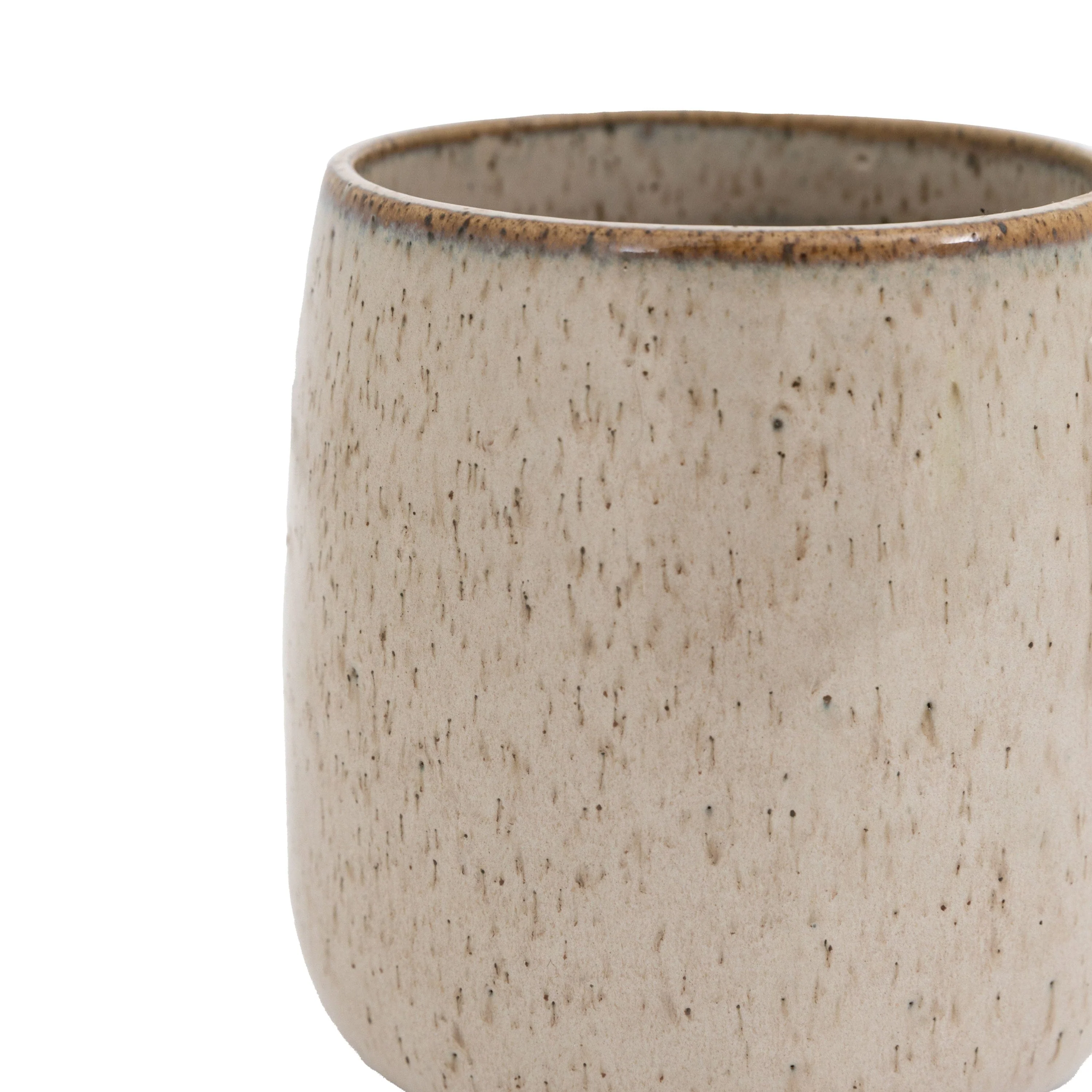 Speckle Glaze Mug Oatmeal 4pk - Image 7